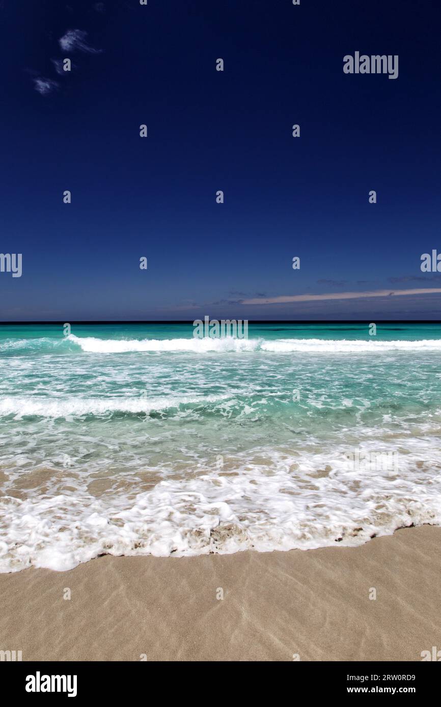 Beach and surf at Pennington Bay on Kangaroo Island, South Australia, Australia Stock Photo