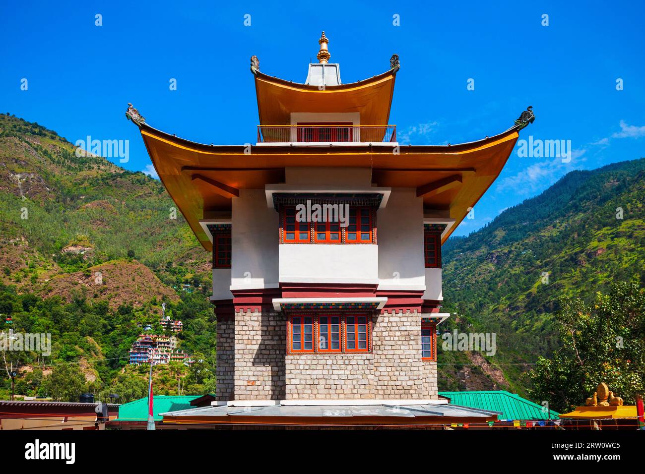 Rampur Bodh Temple is a buddhist temple located in Rampur Bushahr town