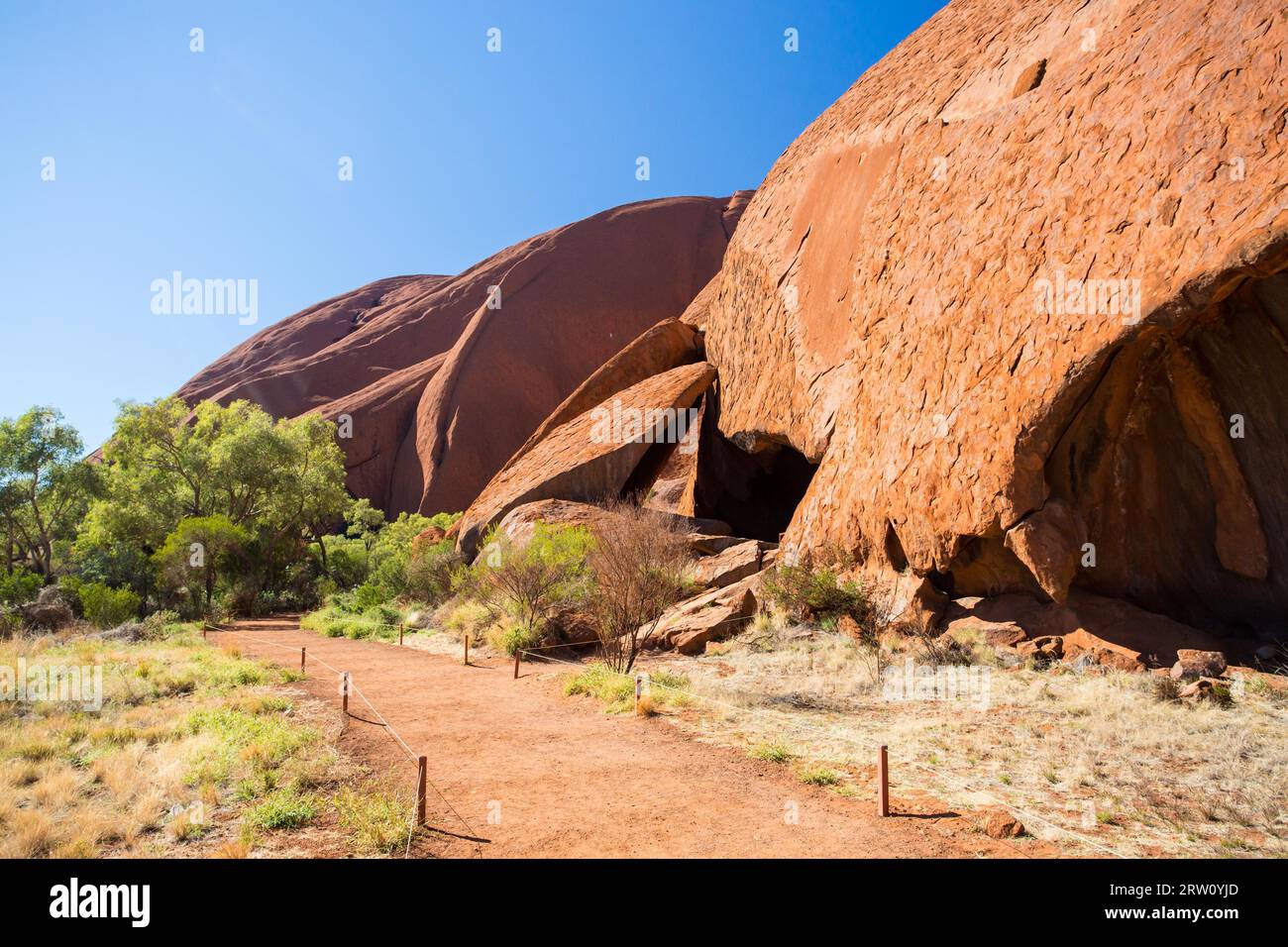 Mala Walk at Uluru Stock Photo