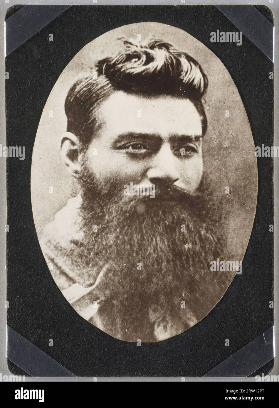 Ned Kelly the day before he was hanged 1880. Author/Creator:'Nettleton, Charles, 1826-1902 photographer.' Date: [19 – ?]. ID: IE425671. We ask you to respect State Library Victoria’s policies with regard to copying and re-using works with indigenous content. Stock Photo