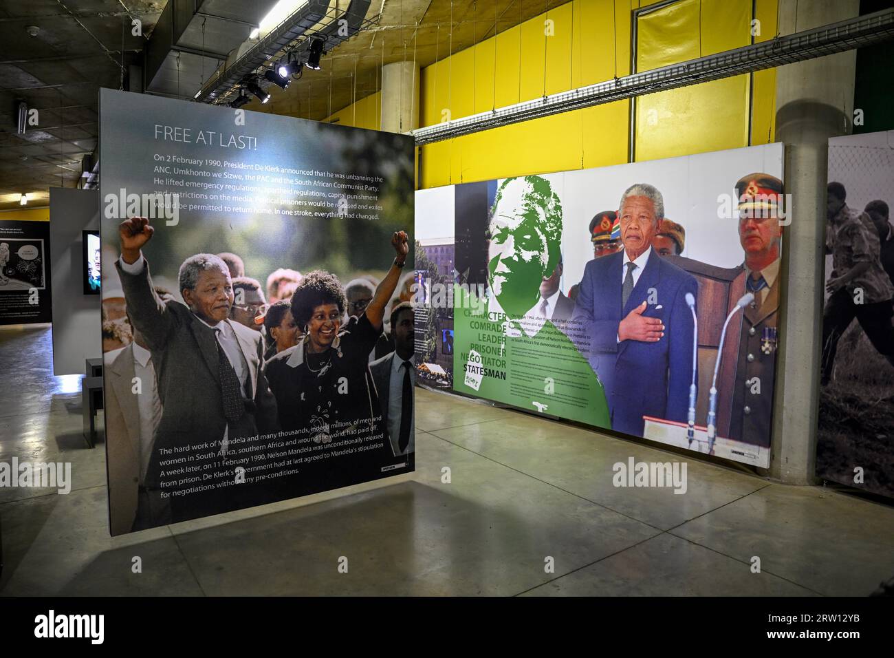 Apartheid Museum Nelson Mandela Exhibition Gold Reef City 