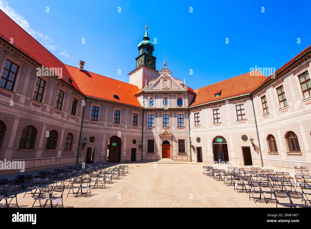 Munich Residence or Munchen Residenz is the former royal palace in Munich, Germany Stock Photo