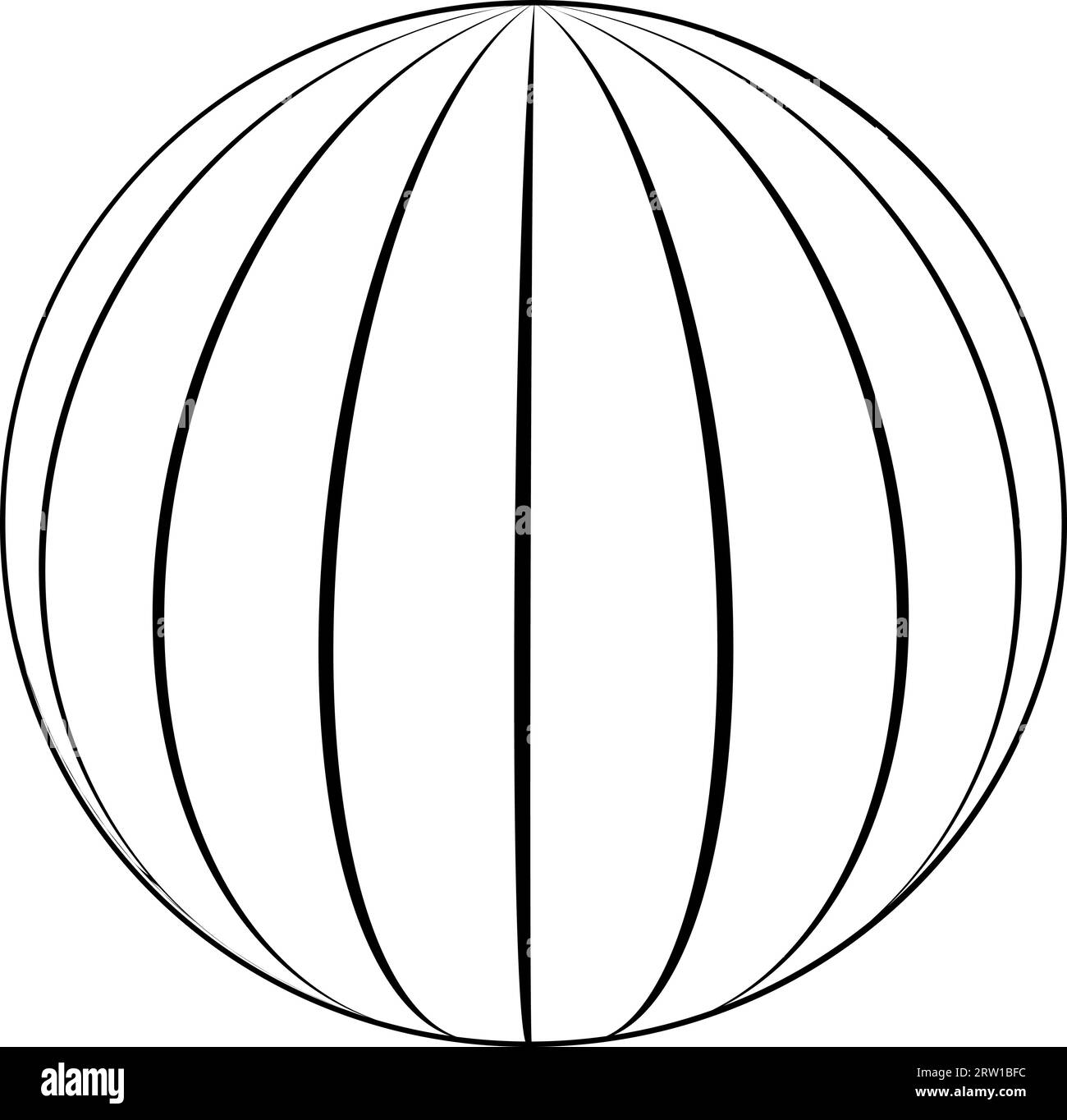 Spheres globe earth grid, horizontally vertically, latitude longitude. Vector globe Stock Vector