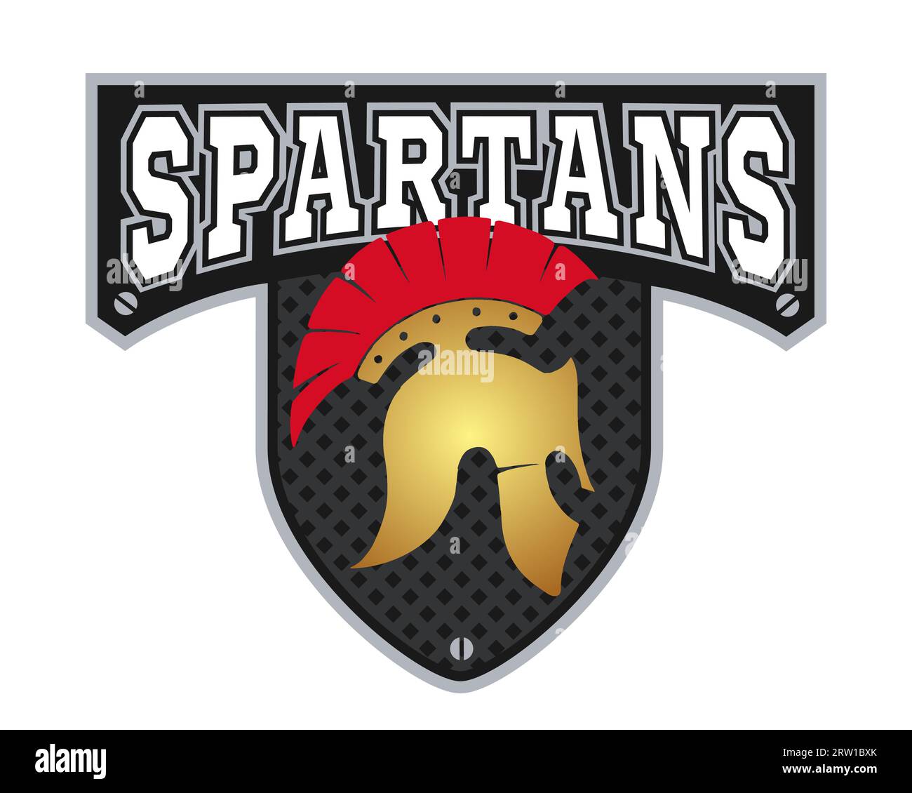 spartans-logo-design-stock-vector-image-art-alamy
