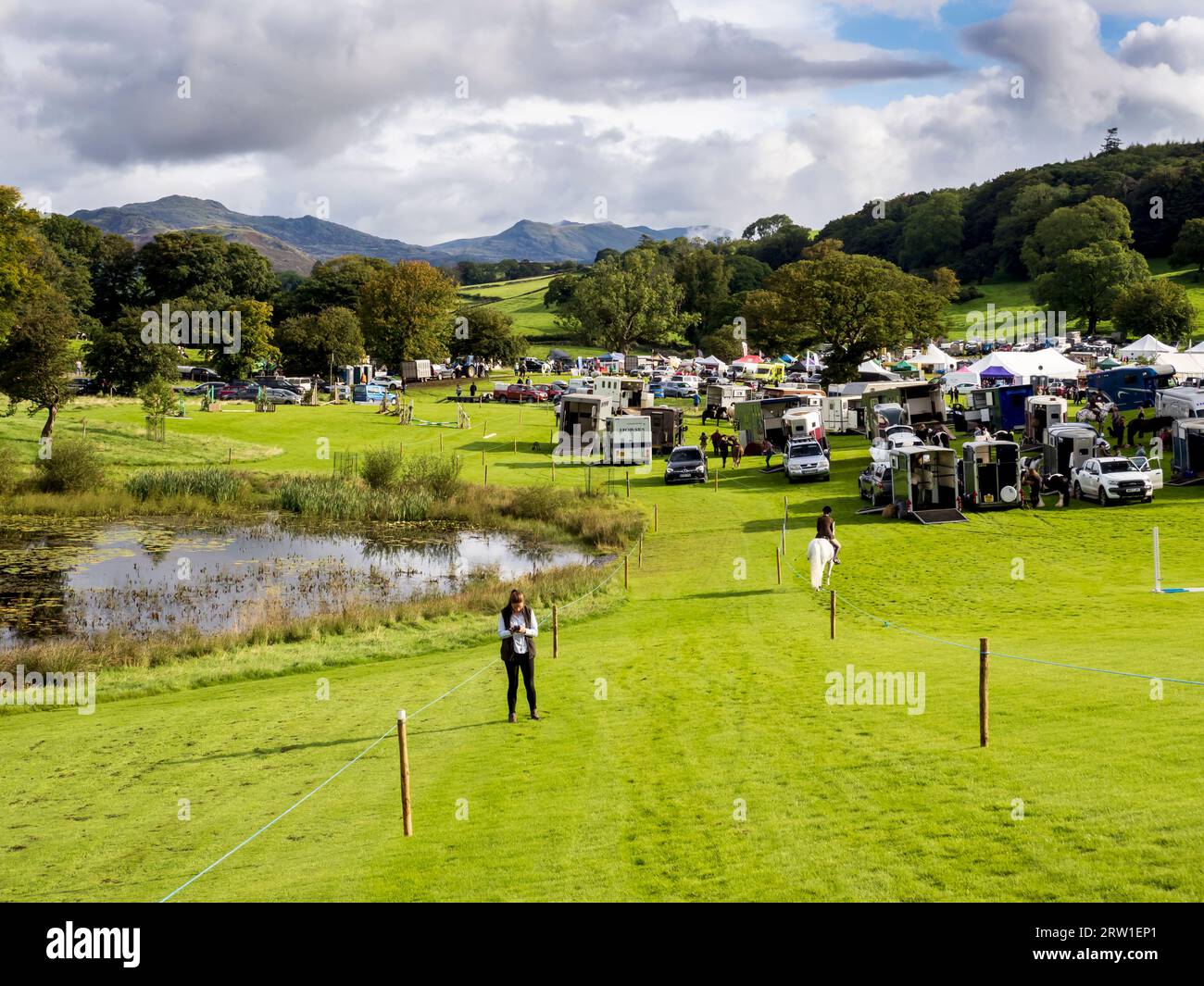 The Broughton in Furness annual agricultural show, Cumbria, UK Stock