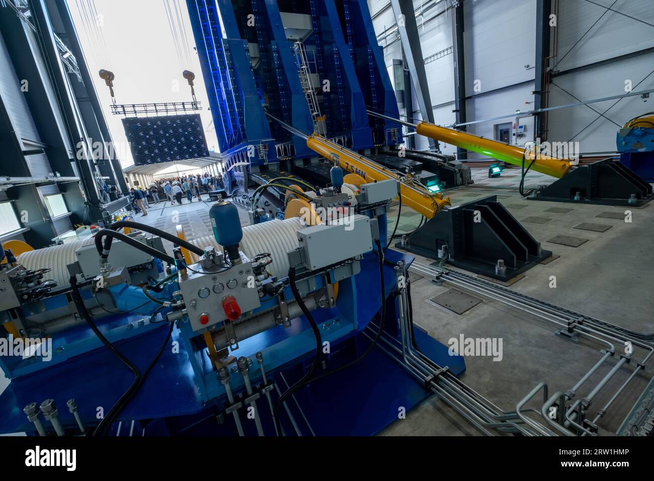 30.06.2023, Germany, Bremen, Bremerhaven - Inauguration of the 115m ...