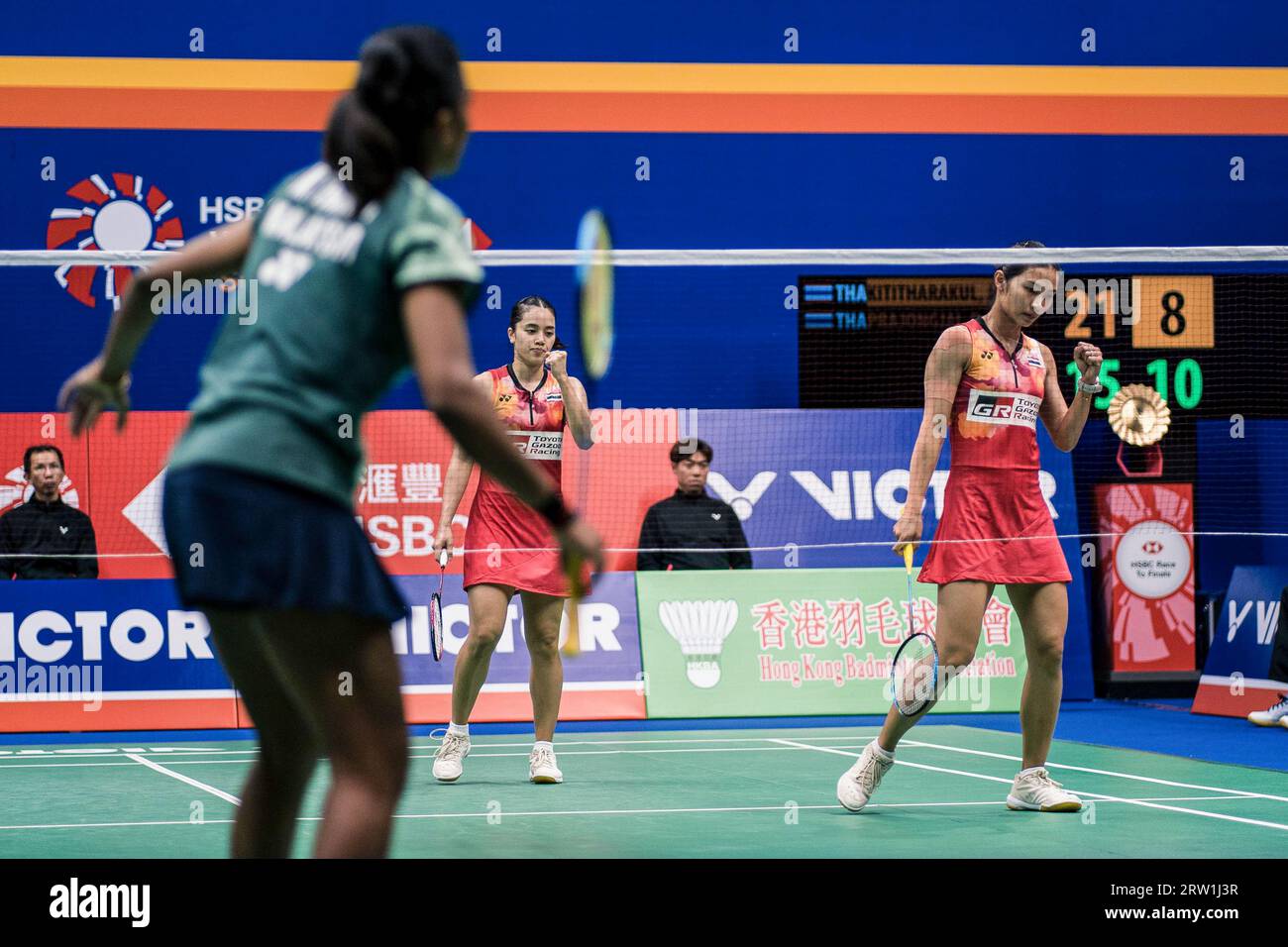 Victor hong kong open badminton championships 2023 hires stock