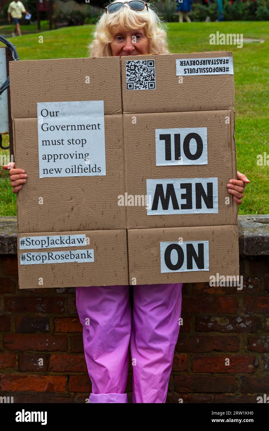 Wimborne, Dorset, UK. 16th September 2023. Global march across the