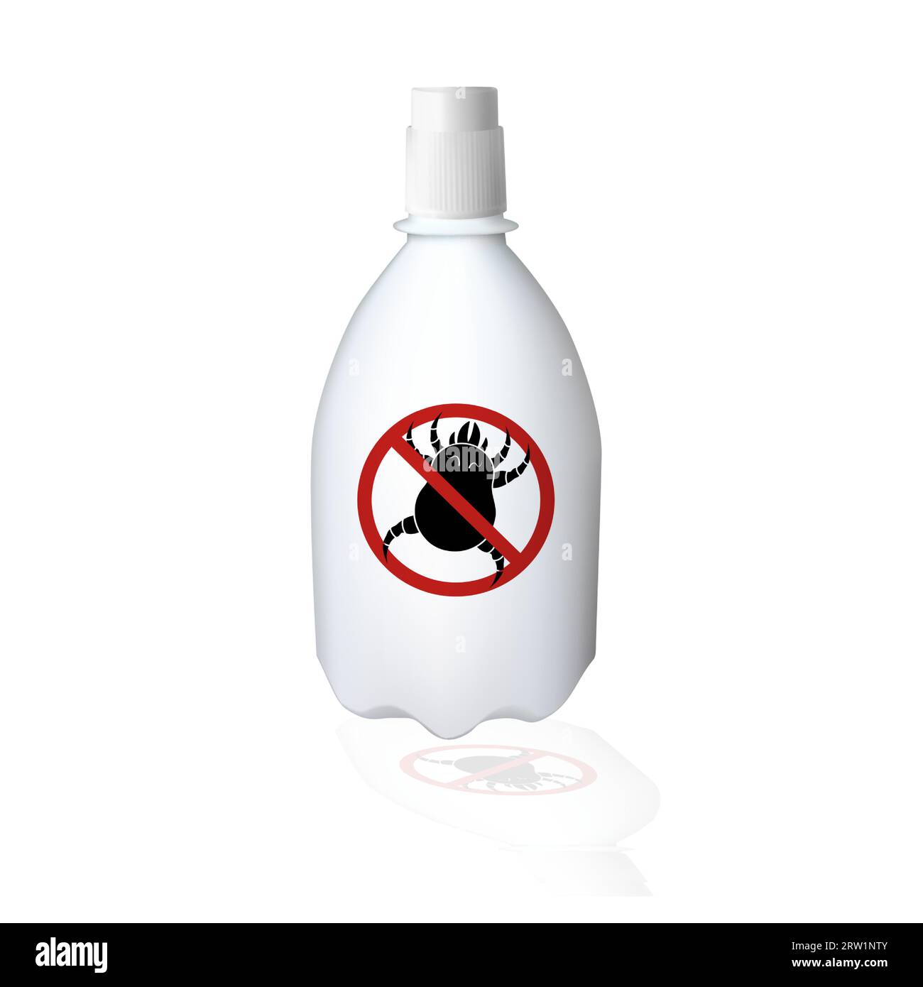 Dust mites and parasites insecticide vector illustration design Stock