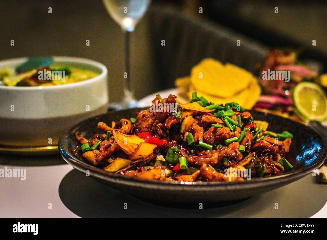 Chicken Cashew Nuts gluten free Full of umamitaste, tossed with dried