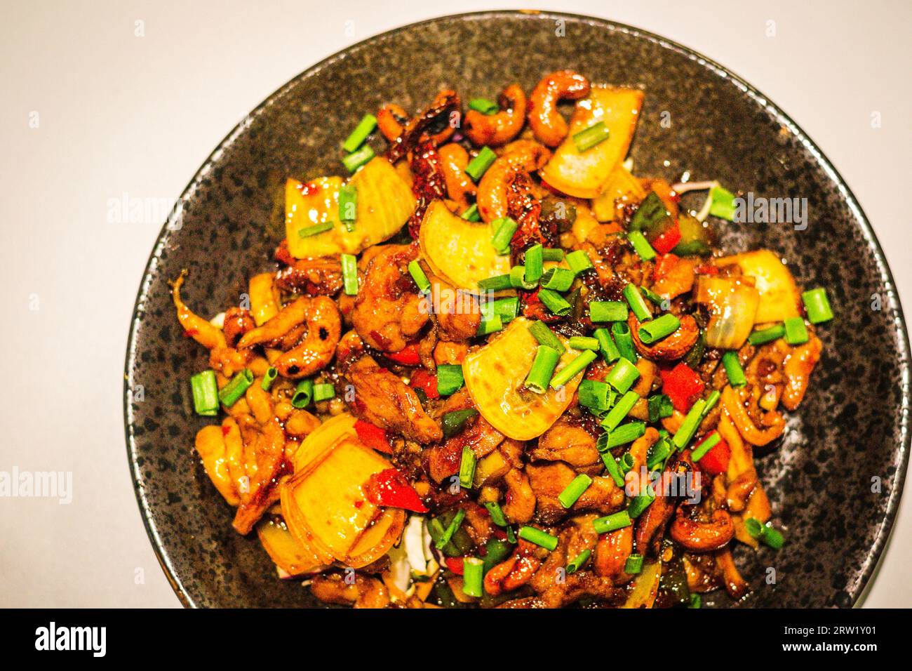 Chicken Cashew Nuts gluten free Full of umamitaste, tossed with dried