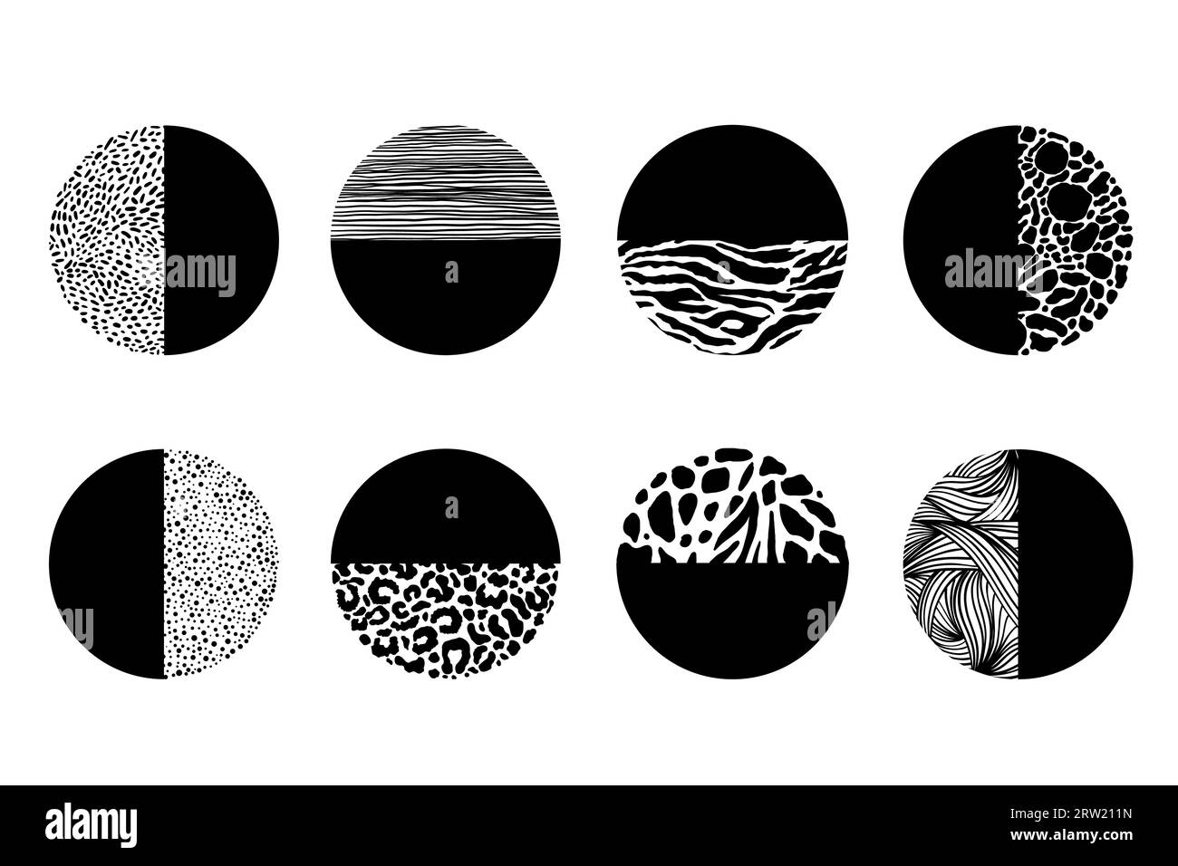Collection of round shapes Stock Vector Image & Art Alamy