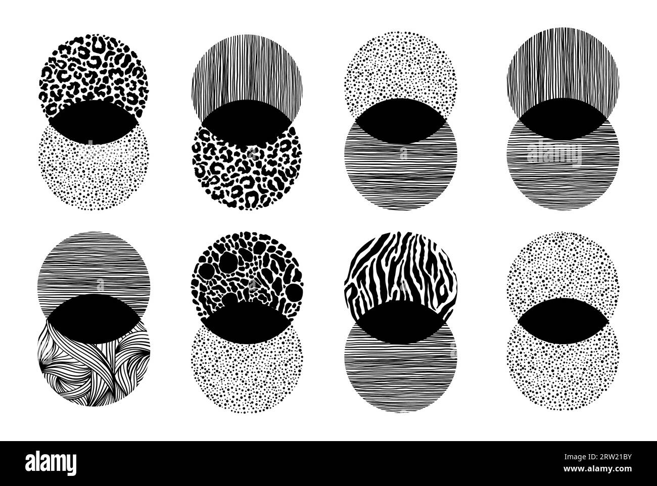 Collection of round shapes Stock Vector Image & Art Alamy