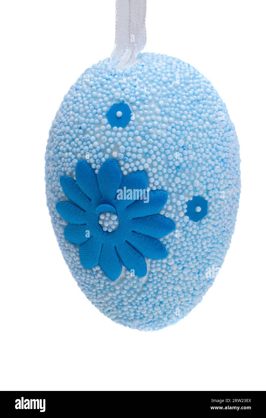 decorative easter egg isolated on white background Stock Photo - Alamy