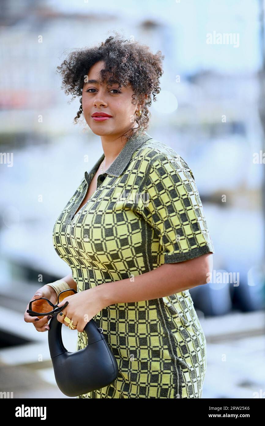 25th La Rochelle Fiction Festival 16 Margaux Aguilar attends the Ici Tout Commence during the 25th La Rochelle Fiction Festival on September 16, 2023 in La Rochelle, France. Photo by Franck Castel/ABACAPRESS.COM