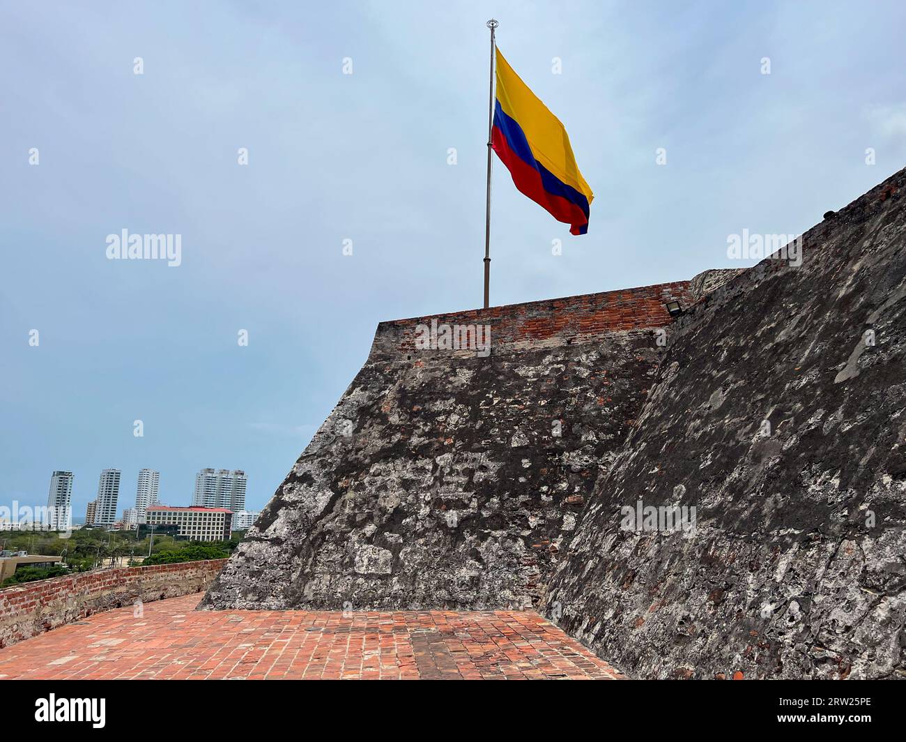 Historic fort and castle Castillo San Felipe de Barajas, Cartagena de ...