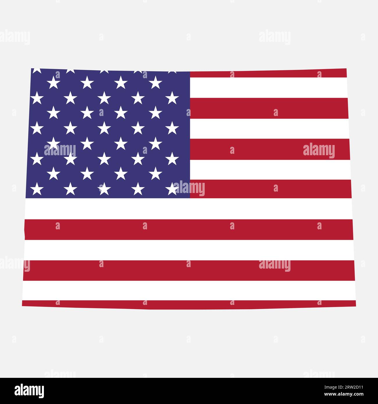 Colorado map shape, united states of america. Flat concept icon symbol