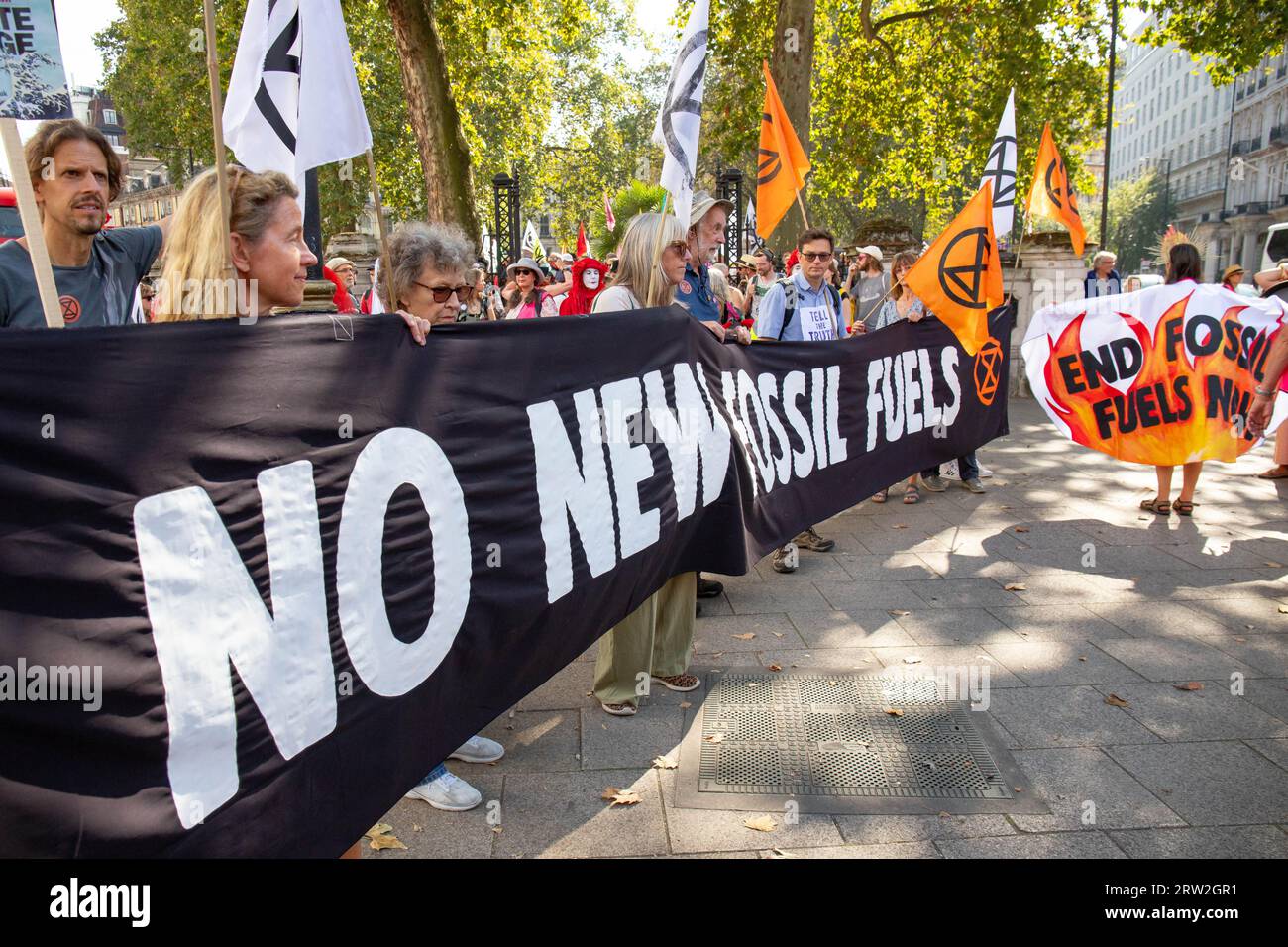 London, England, UK 16th Sep 2023 Protesters From A Coalition Of ...