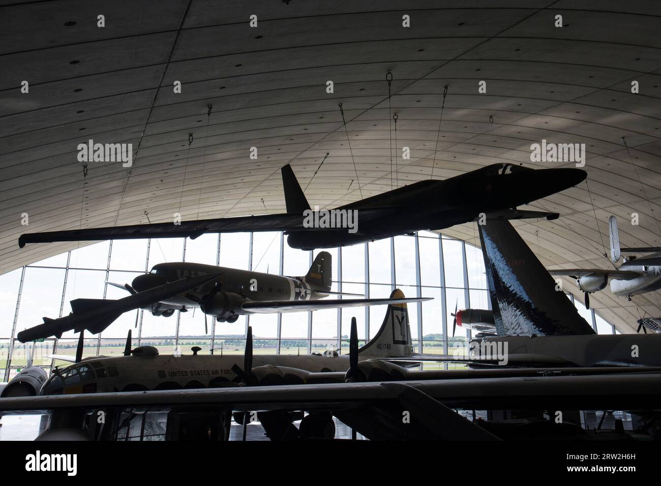 Lockheed Martin Train Lockheed U-2 with a C-47 Skytrain to the left Stock Photo - Alamy