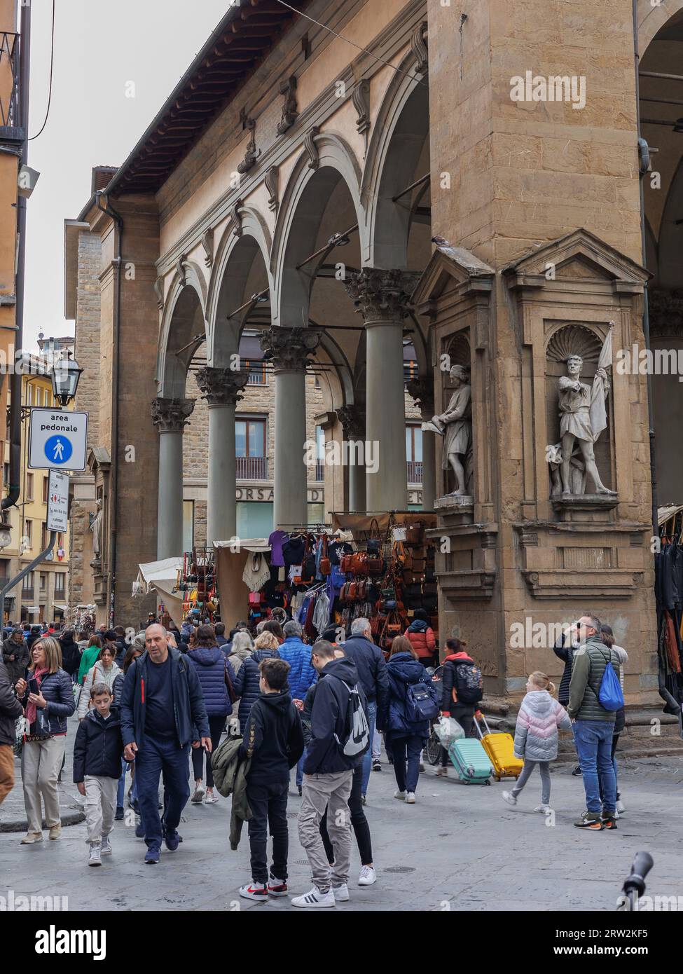 Florence italy market hi-res stock photography and images - Alamy