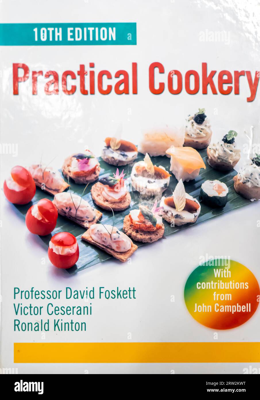 Practical Cookery 10th Edition David Foskett et al Stock Photo