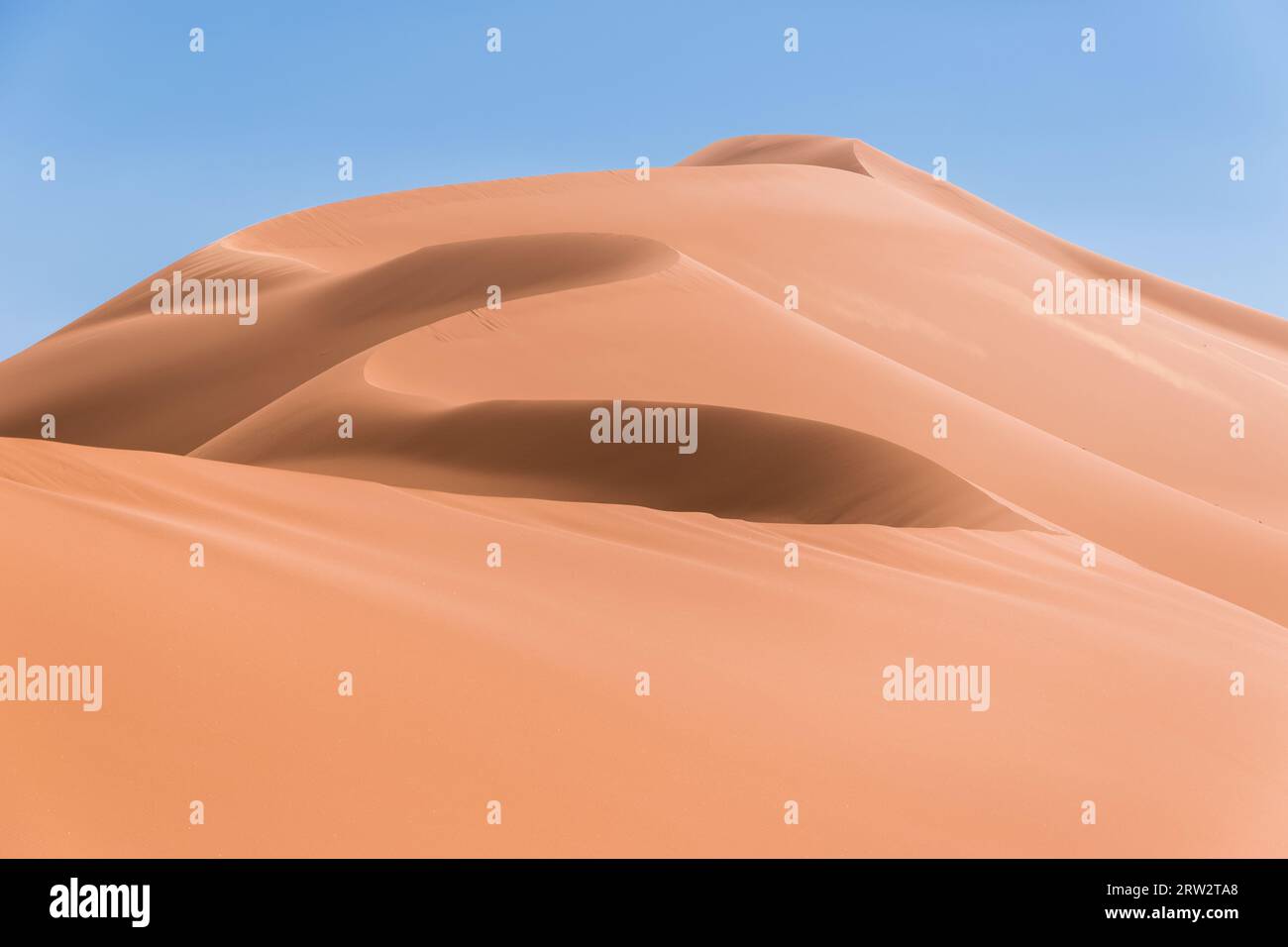 A big dune in the sahara desert, algeria Stock Photo