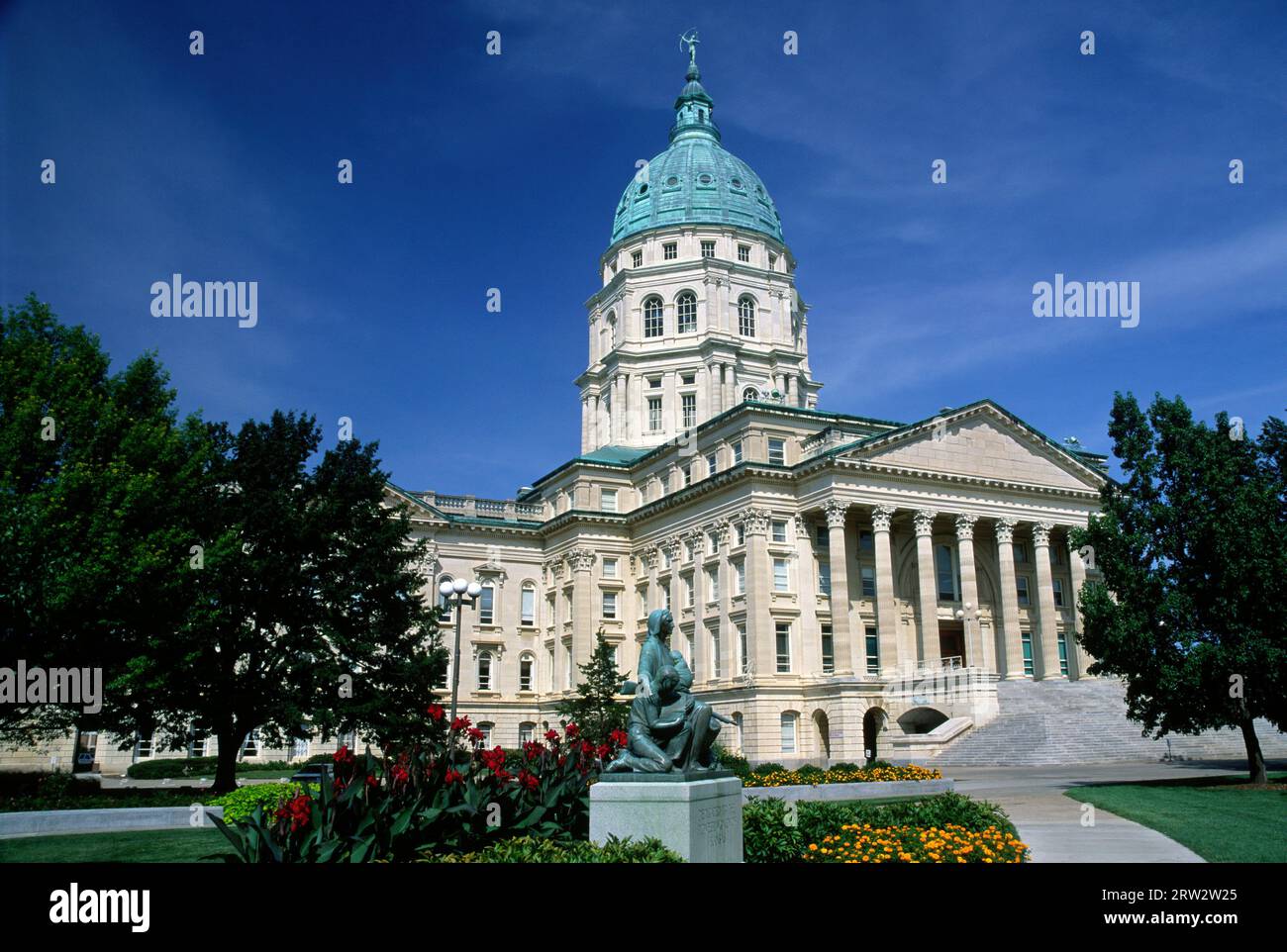 State capitol, Topeka, Kansas Stock Photo