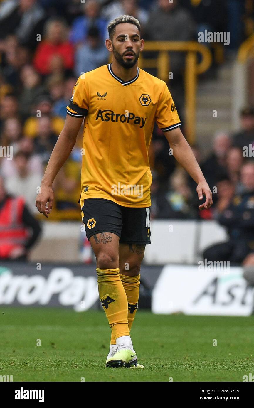Matheus Cunha #12 of Wolverhampton Wanderers during the Premier