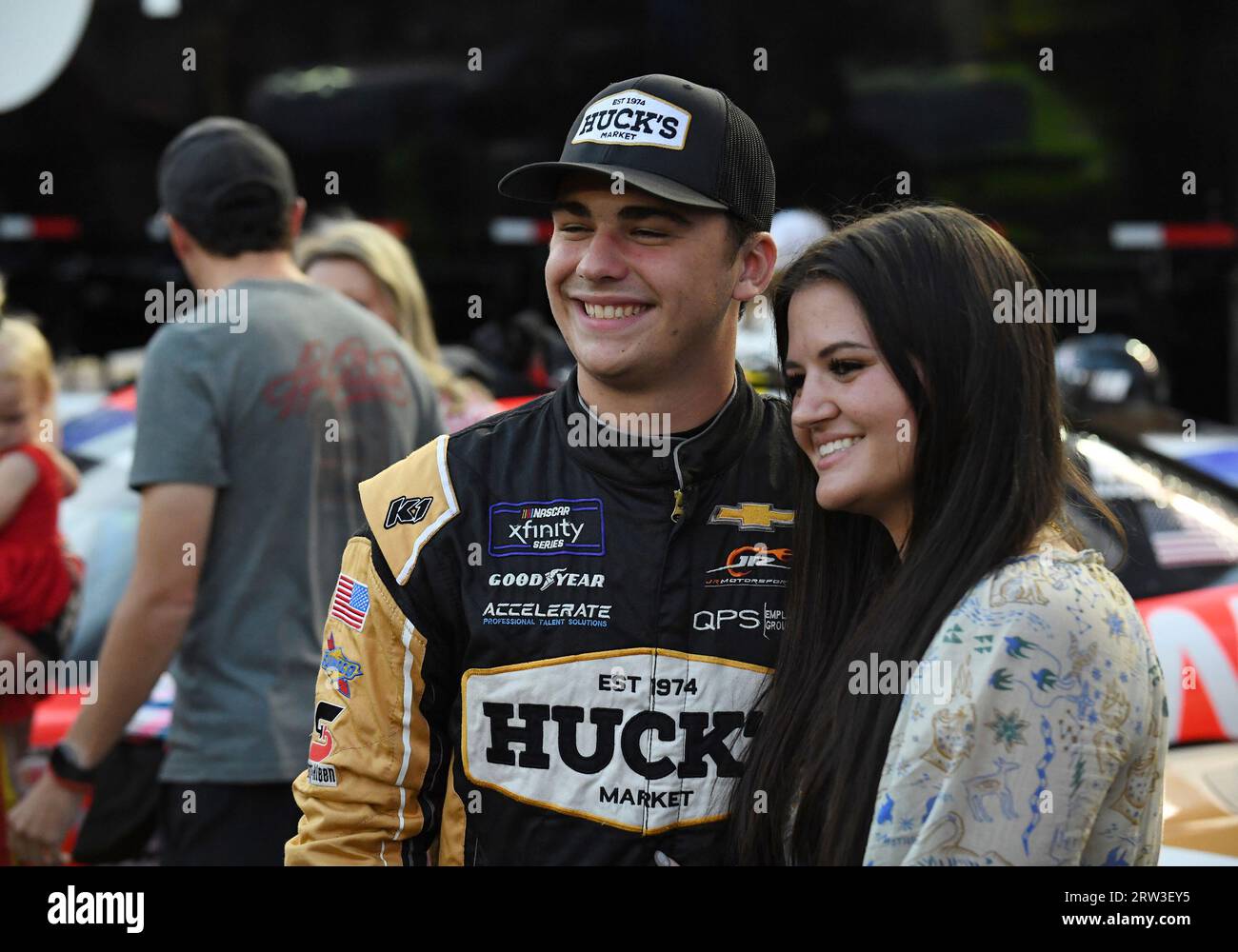 BRISTOL, TN - SEPTEMBER 15: Sam Mayer (#1 JR Motorsports Huck's Market ...