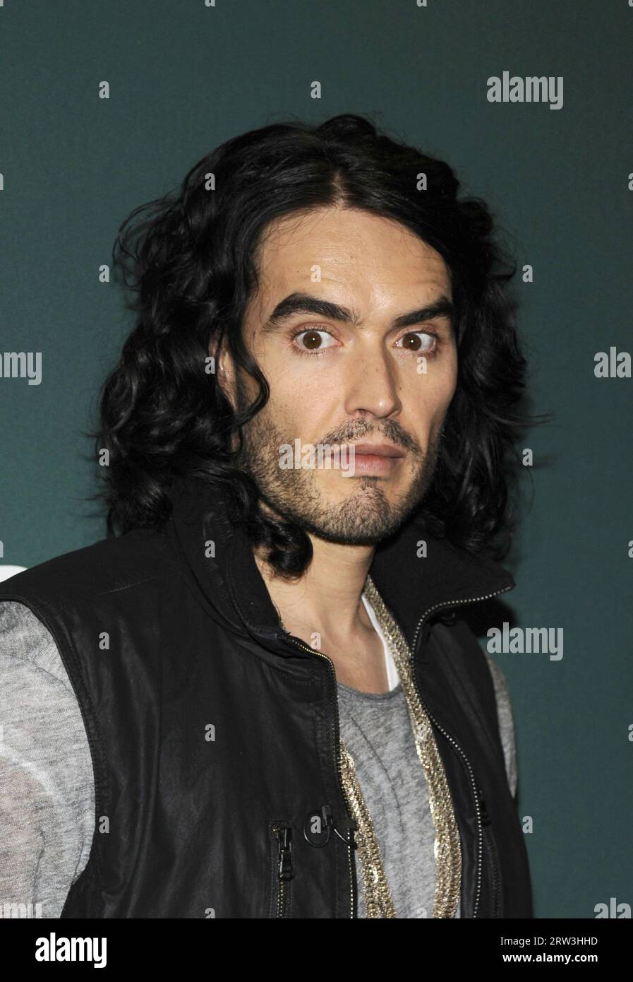 Manhattan, United States Of America. 13th Oct, 2010. NEW YORK - OCTOBER 13: Actor/comedian Russell Brand signs copies of his latest book 'Booky Wook 2' at Barnes & Noble Union Square on October 13, 2010 in New York City. People: Russell Brand Credit: Storms Media Group/Alamy Live News Stock Photo
