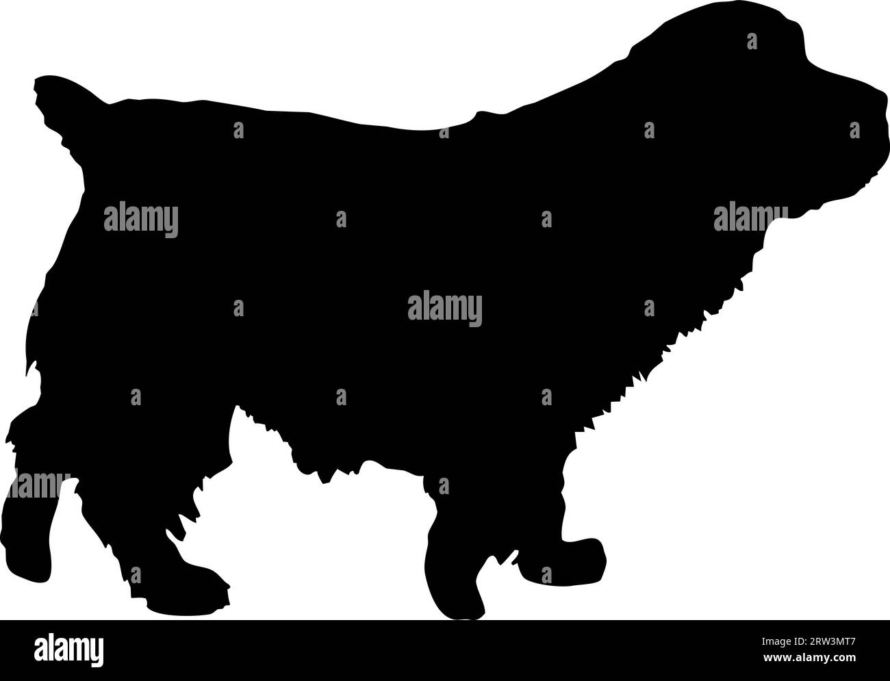 Dog silhouette sign vector illustration. Black dog or wolf shape over