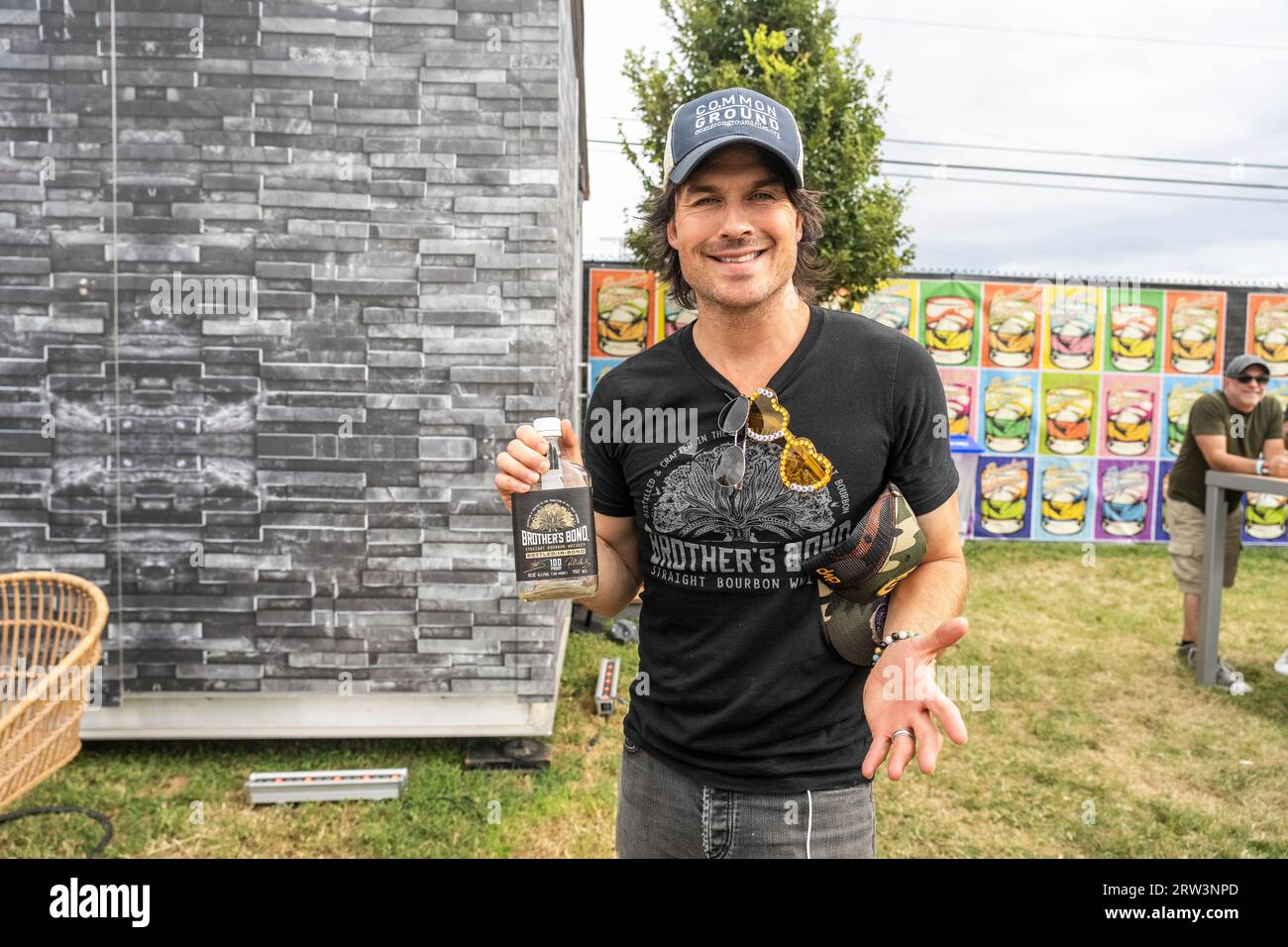 Ian Somerhalder poses during Bourbon and Beyond Music Festival on