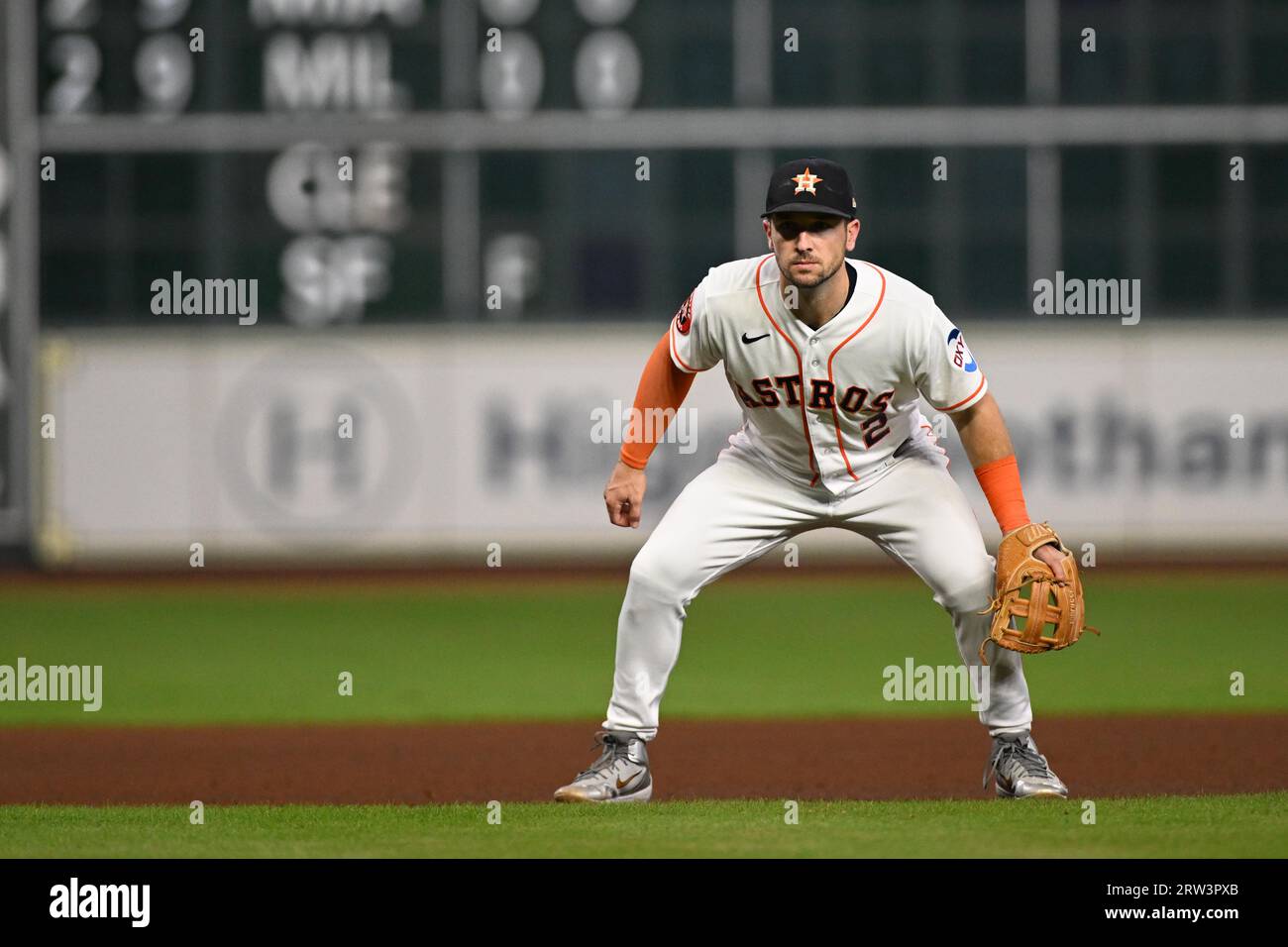 Houston Astros Third Baseman Alex Bregman (2) In The Top Of The Fourth ...