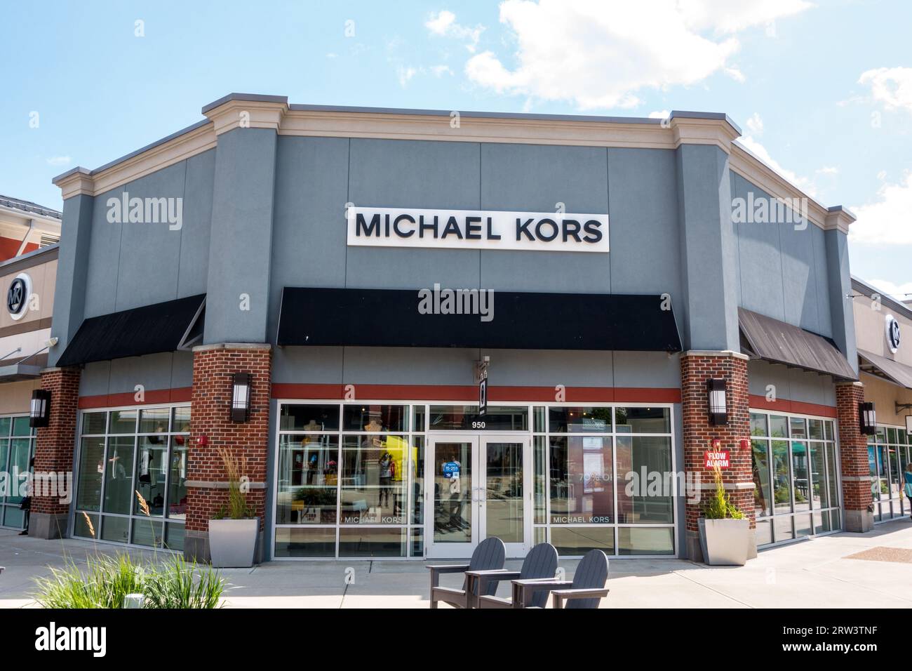Michael Kors store outlet Stock Photo