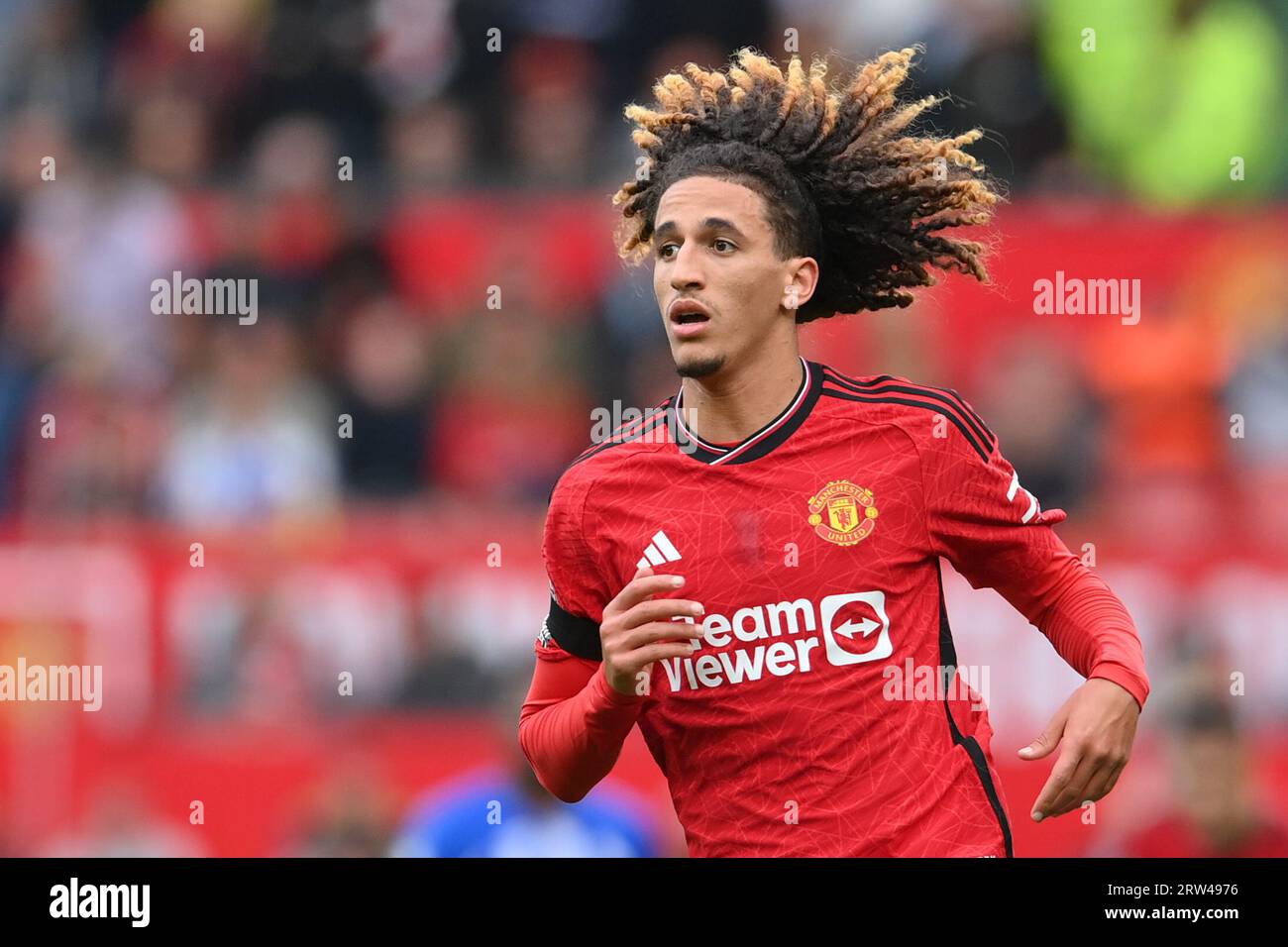 MANCHESTER, UK. 16th Sep, 2023. Hannibal Mejbri of Manchester United during the Premier League match at OLD TRAFFORD, MANCHESTER. Picture credit should read: Gary Oakley/Sportimage Credit: Sportimage Ltd/Alamy Live News Stock Photo