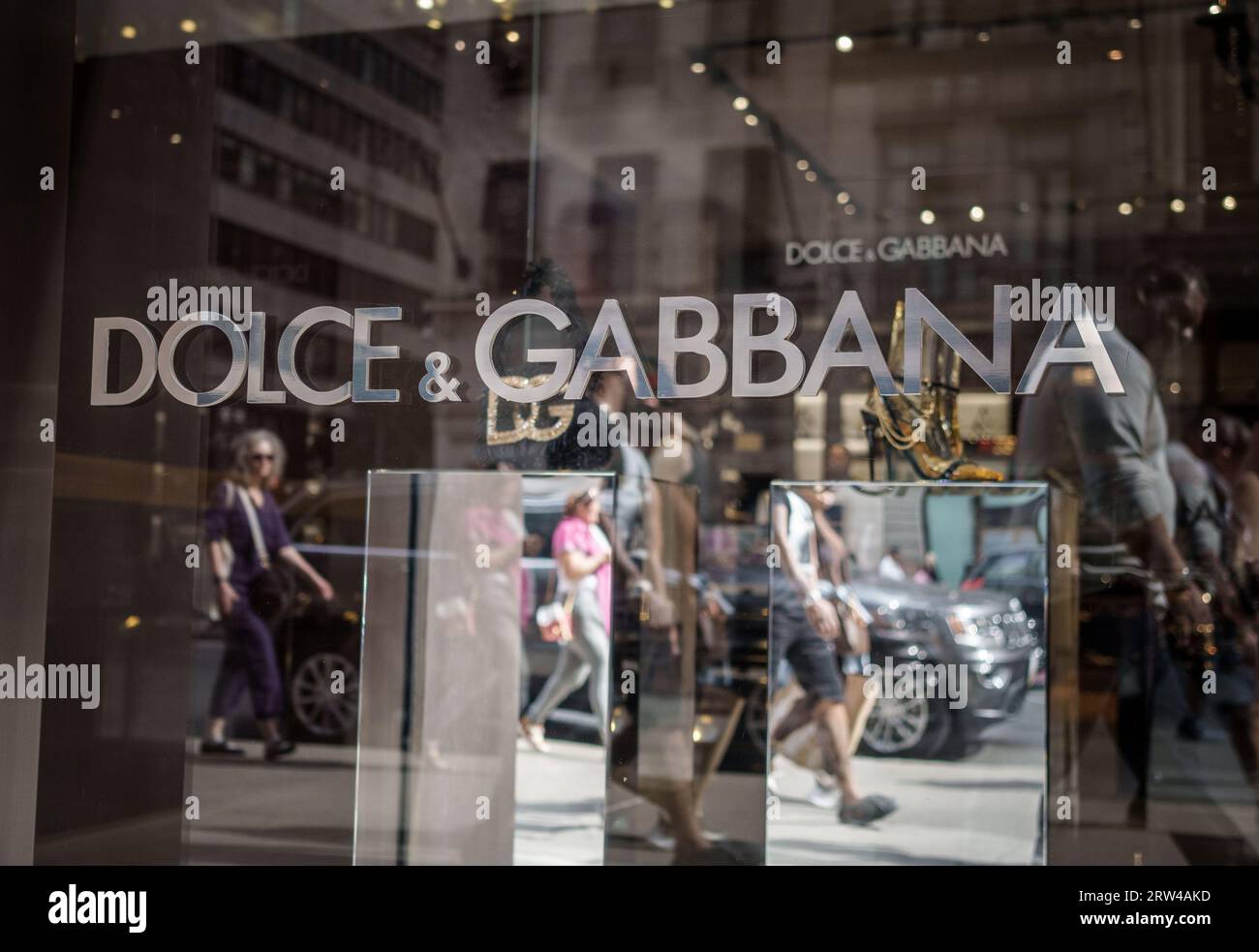 New York, USA. 16th Sep, 2023. The logo of Dolce & Gabbana, taken in