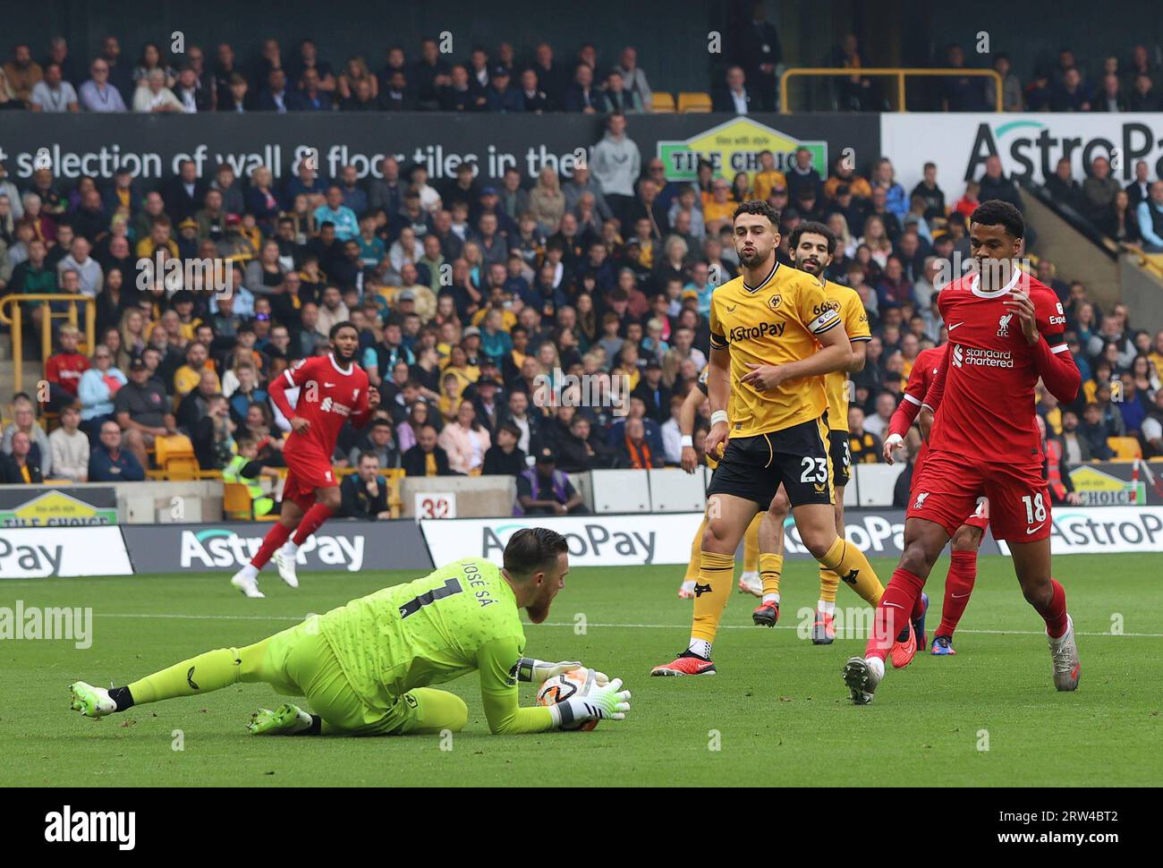 16th September 2023; Molineux Stadium, Wolverhampton, West Midlands