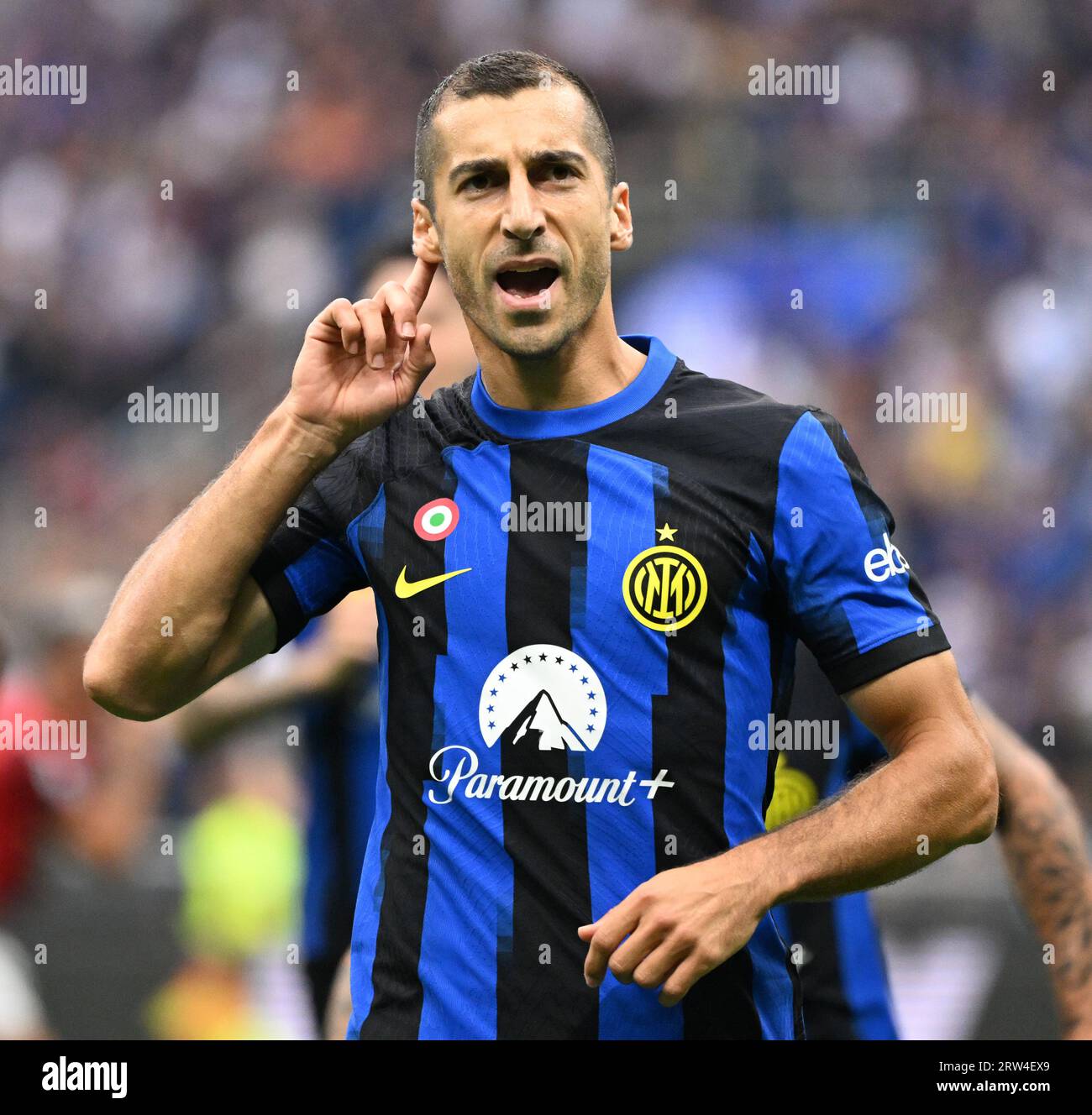 Henrikh Mkhitaryan Inter football render - FootyRenders