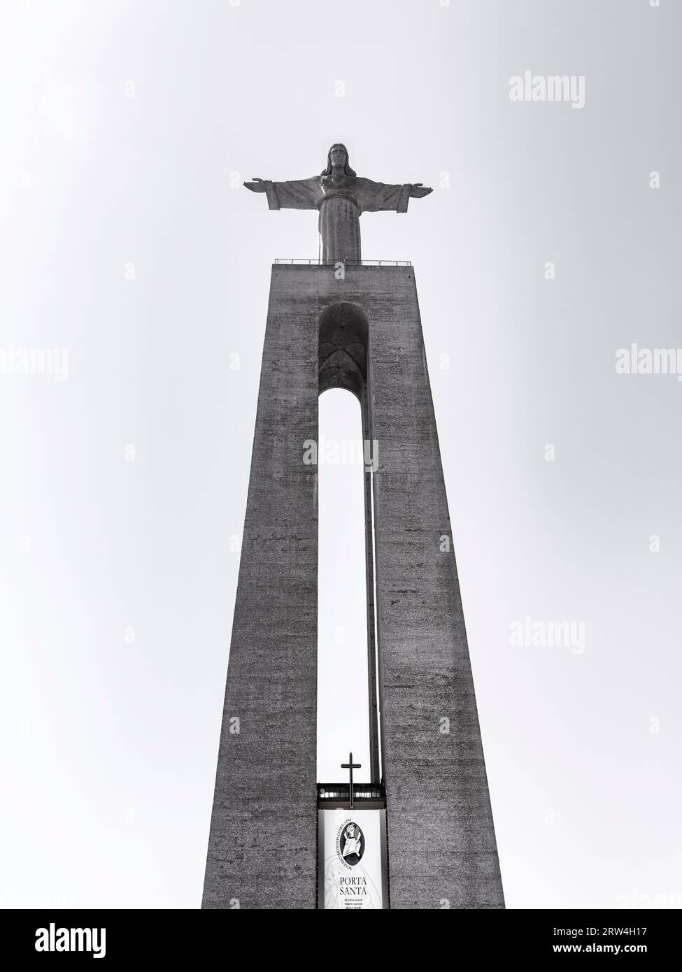 Cristo Rei, statue of Christ with outstretched arms, place of
