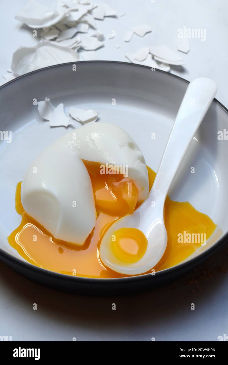 Boiled egg spoon hi-res stock photography and images - Alamy