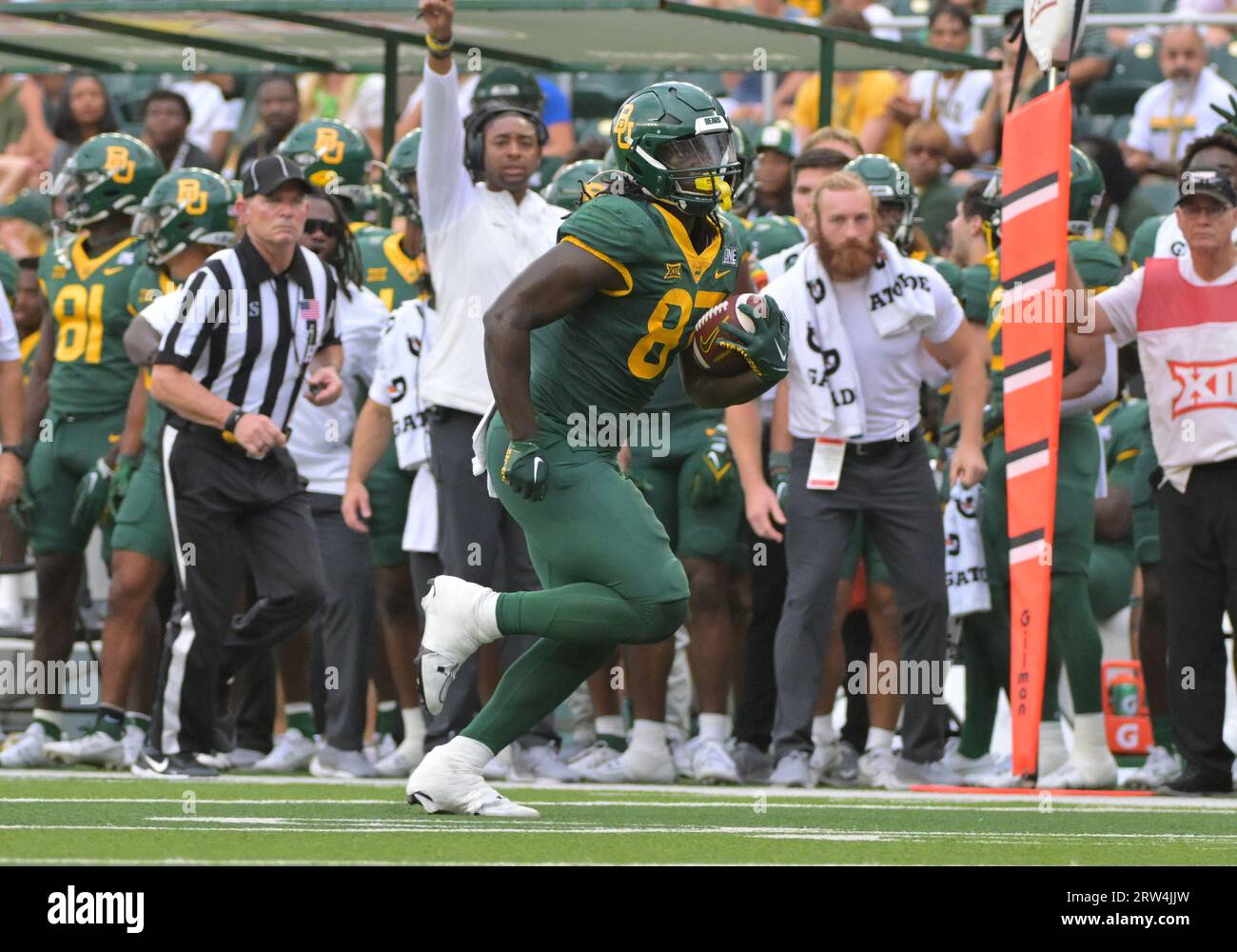 Waco, Texas, USA. 16th Sep, 2023. Baylor Bears tight end Kelsey Johnson