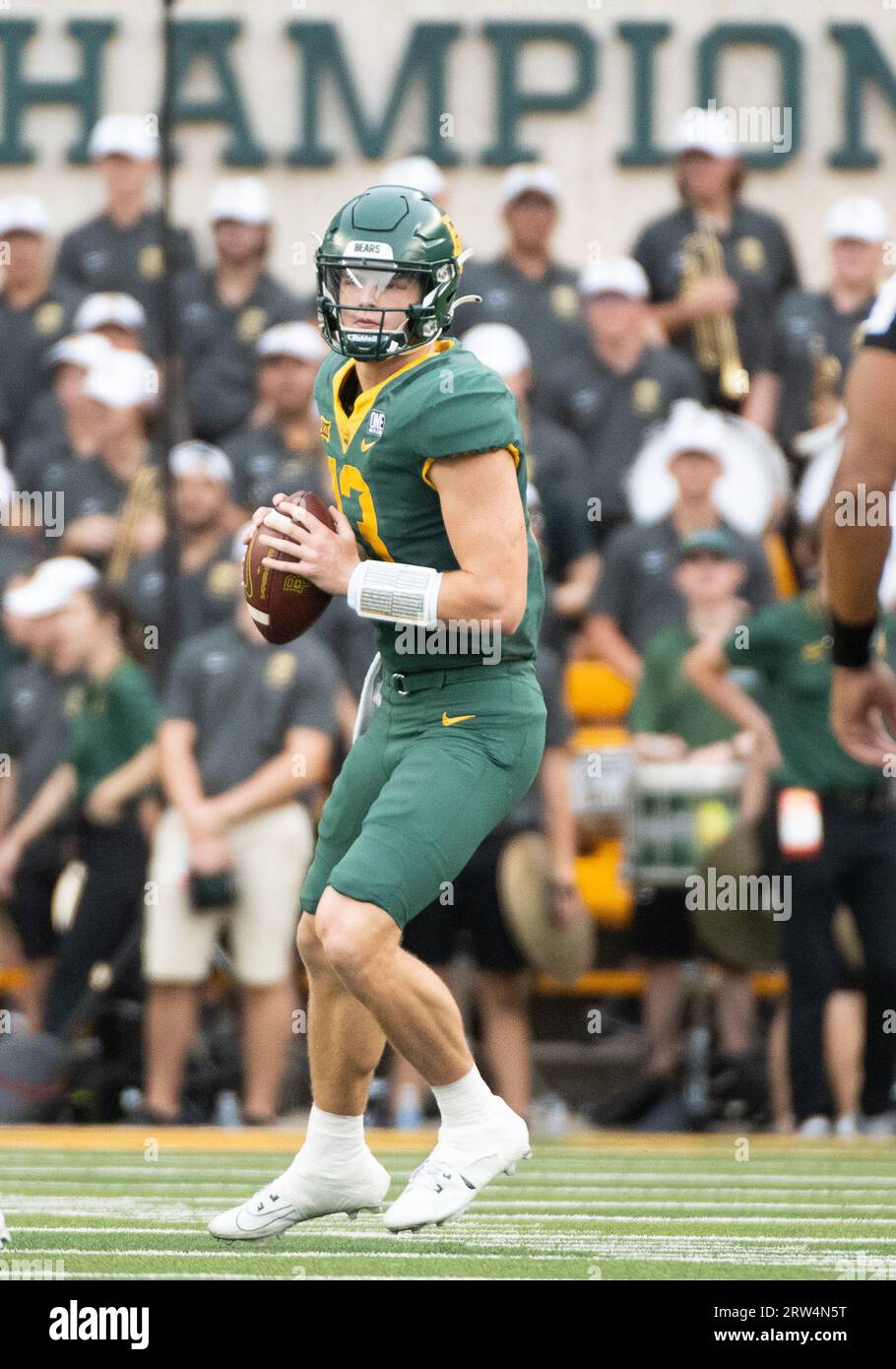 Waco, USA. 16th Sep, 2023. September 16 2023: Baylor Bears quarterback ...