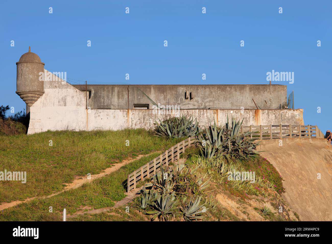 Fort of Saint Peter (Forte de Sao Pedro), 17th century fortification in Estoril, Portugal Stock Photo