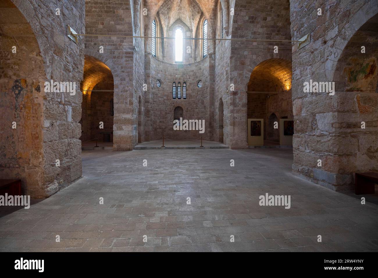 Church of Our Lady of the Castle, 11th century church, Old Town, Rhodes