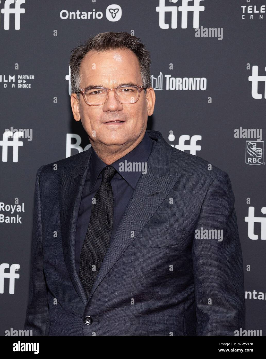 Toronto, Canada. 16th Sep, 2023. Thom Zimny attends the 'Sly' premiere during the 2023 Toronto International Film Festival at Roy Thomson Hall on September 16, 2023 in Toronto, Ontario. Photo: PICJER/imageSPACE Credit: Imagespace/Alamy Live News Stock Photo
