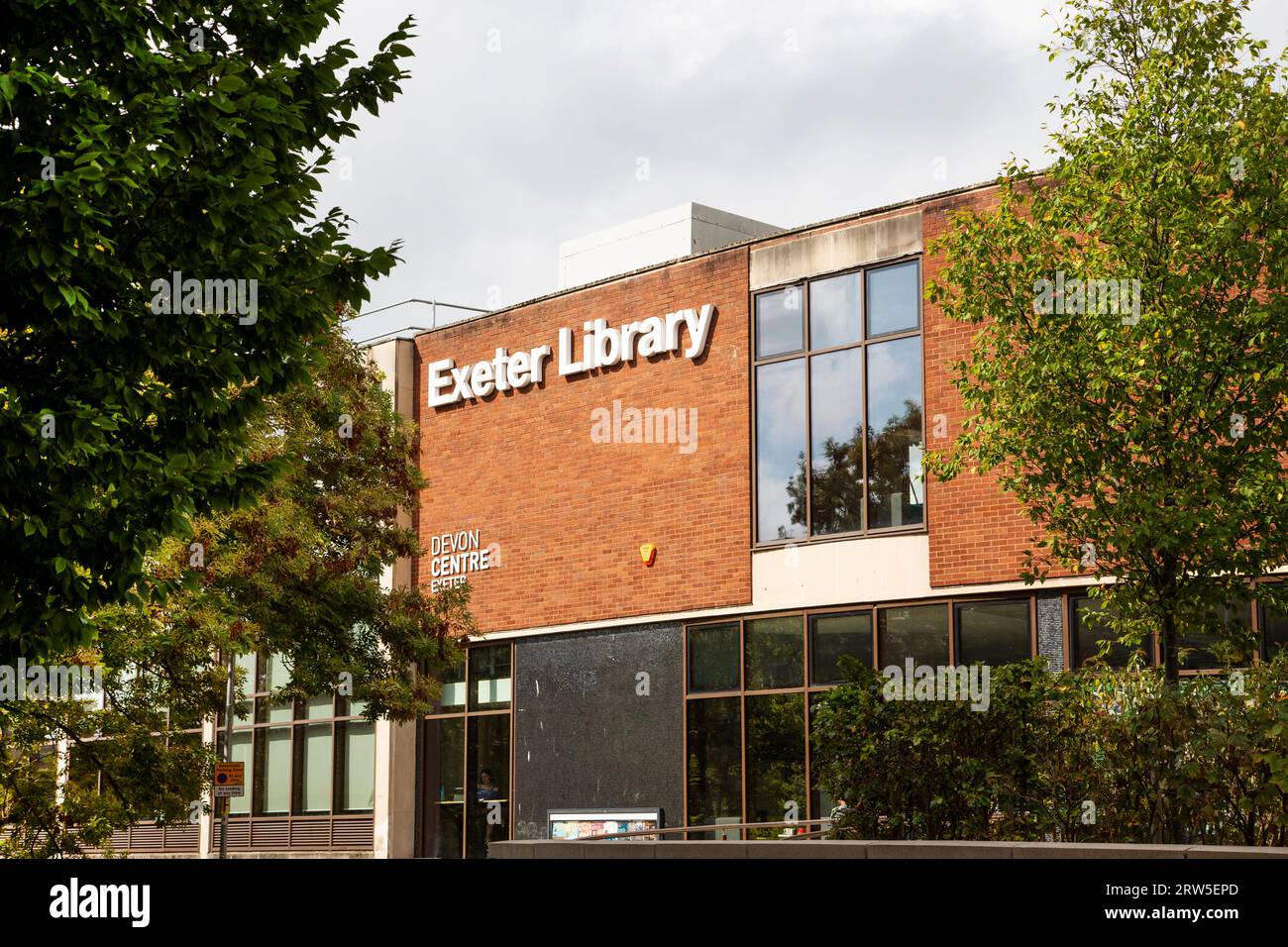 Exeter library, Devon Stock Photo Alamy