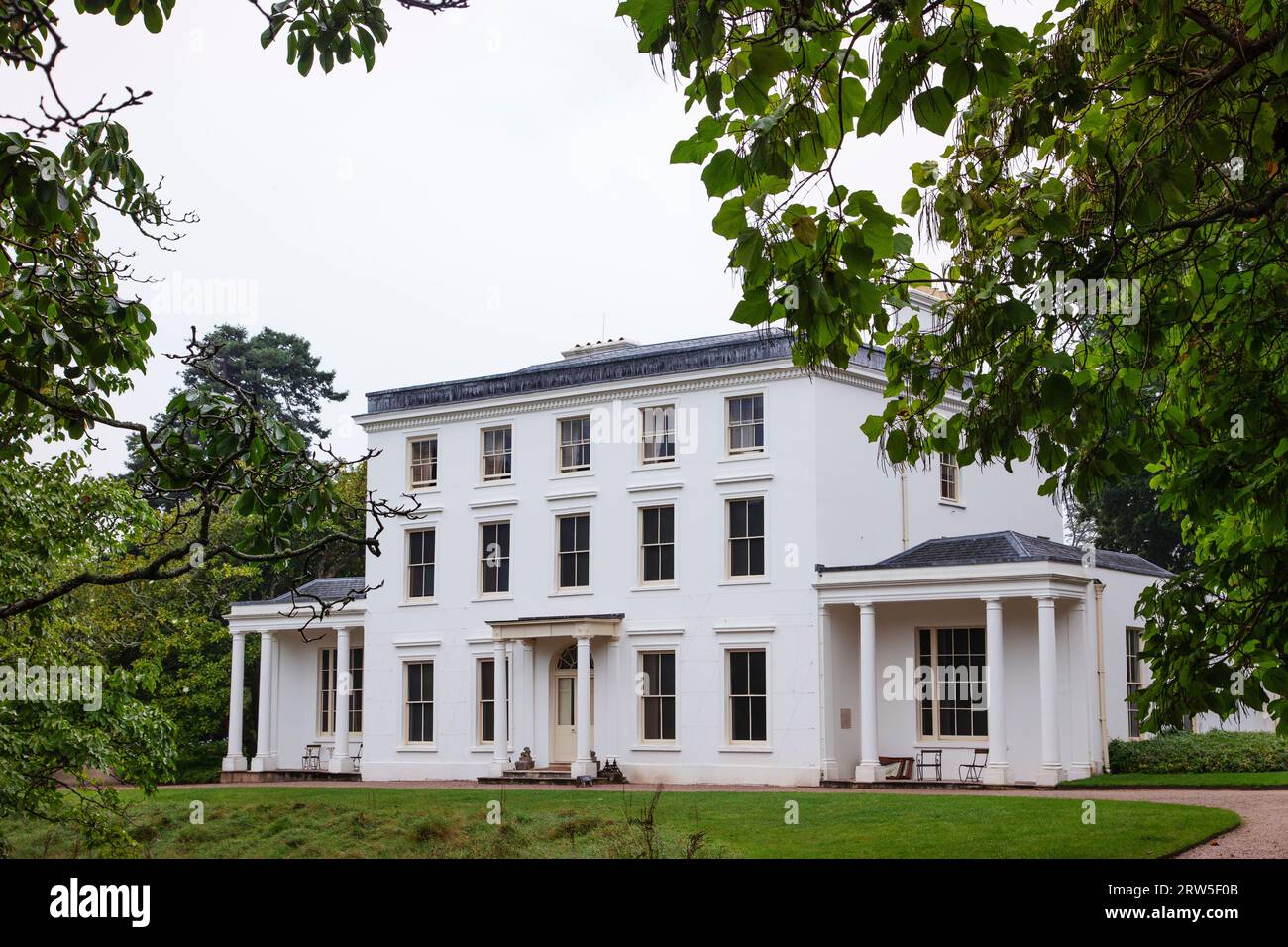 Agatha Christies holiday home Greenway - National Trust Devon Stock Photo