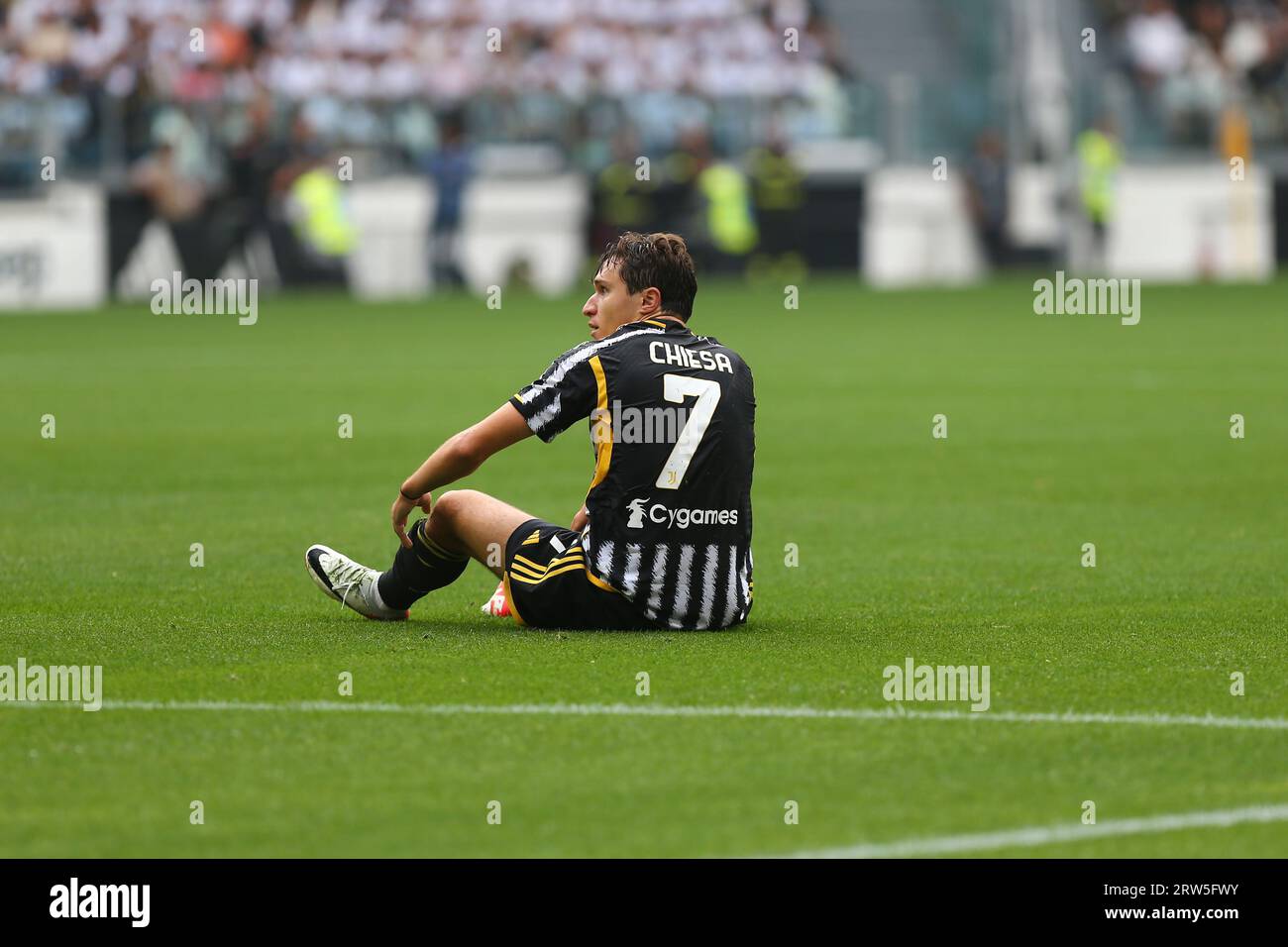 Friendly football match - Juventus FC vs Juventus U23 Next Gen Federico  Chiesa of Juventus during