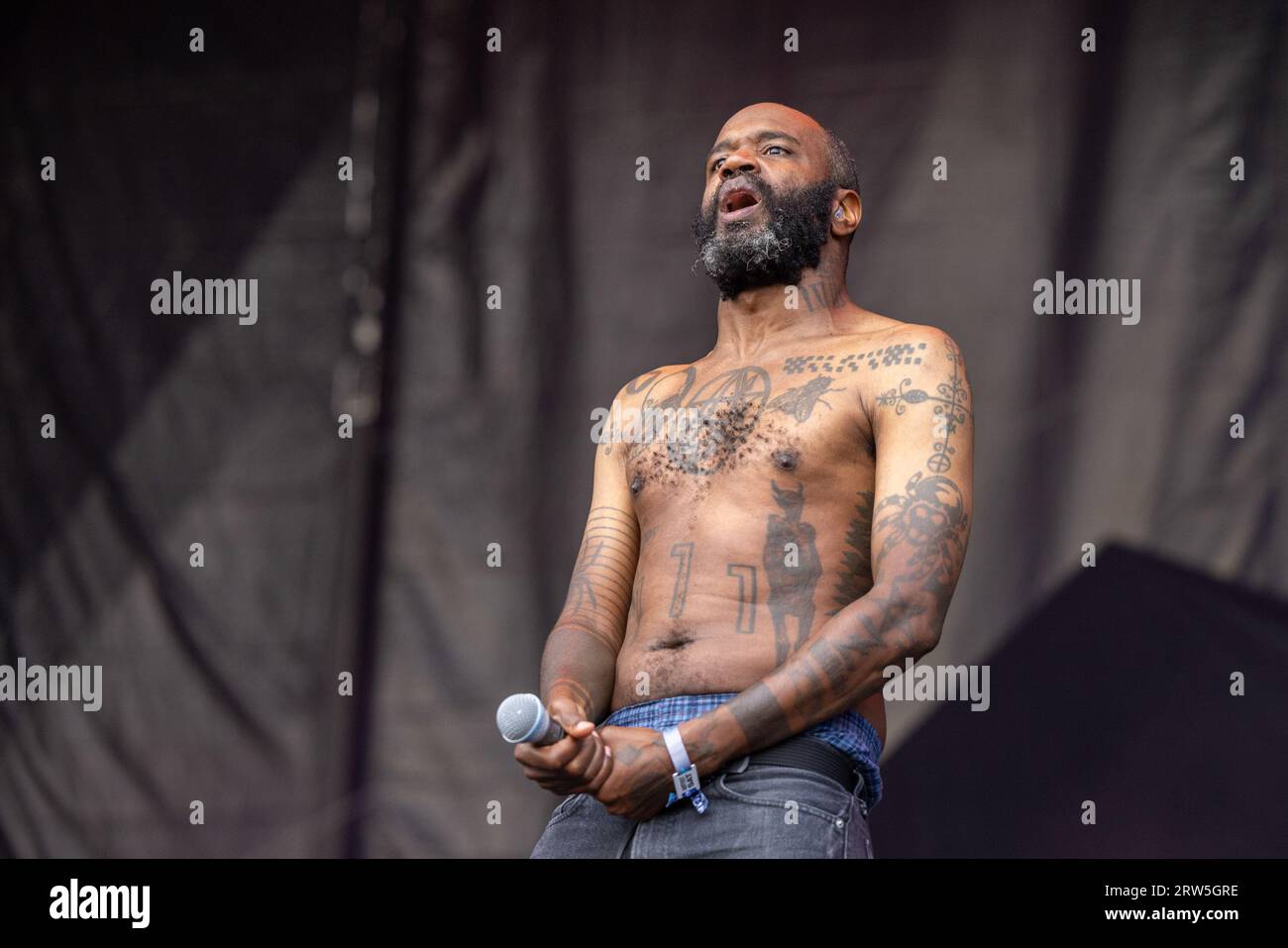 Chicago, USA. 16th Sep, 2023. Stefan "Ride" of Death Grips