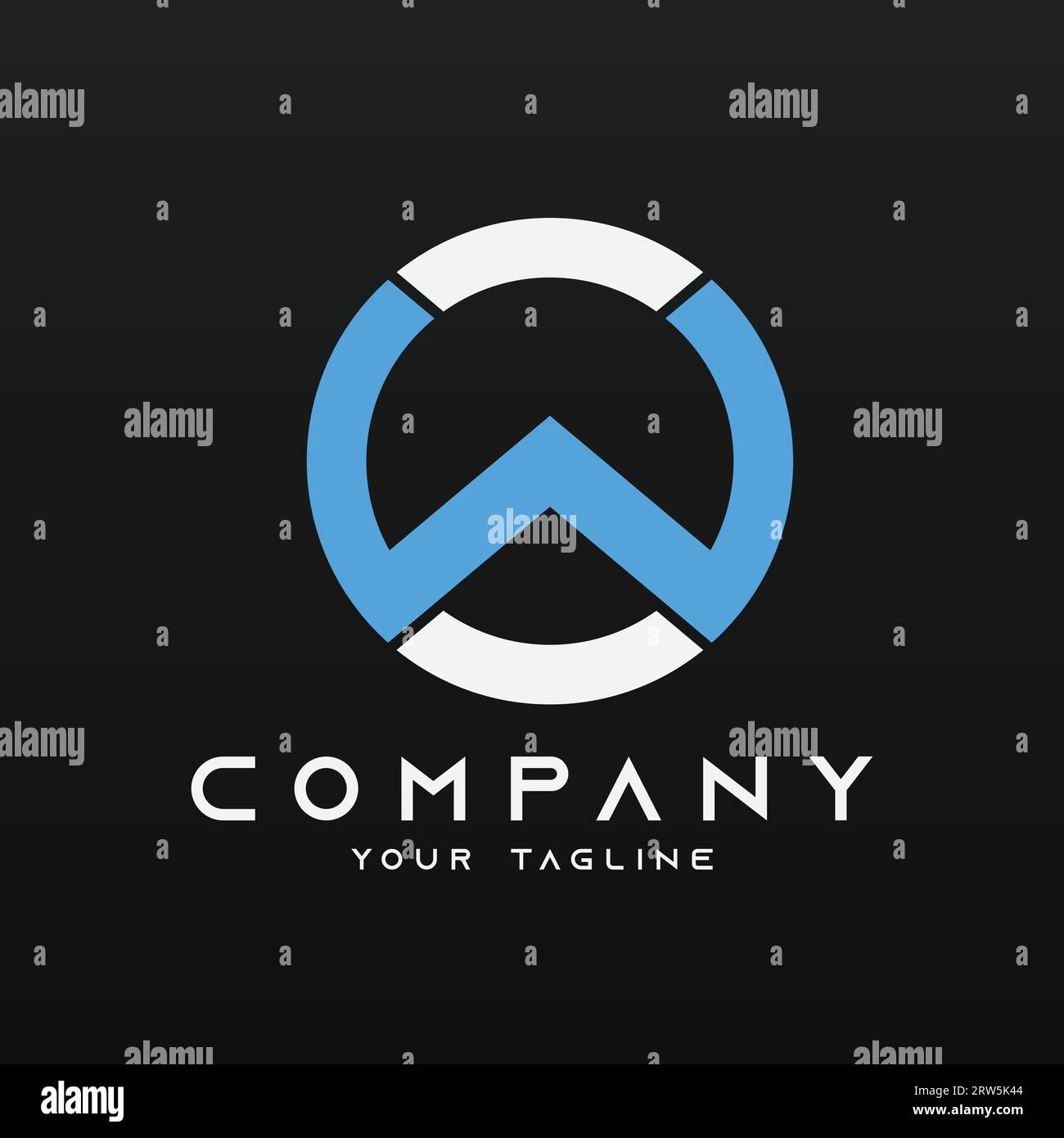 Alphabet logo illustration logo vector of letter W Stock Vector Image ...